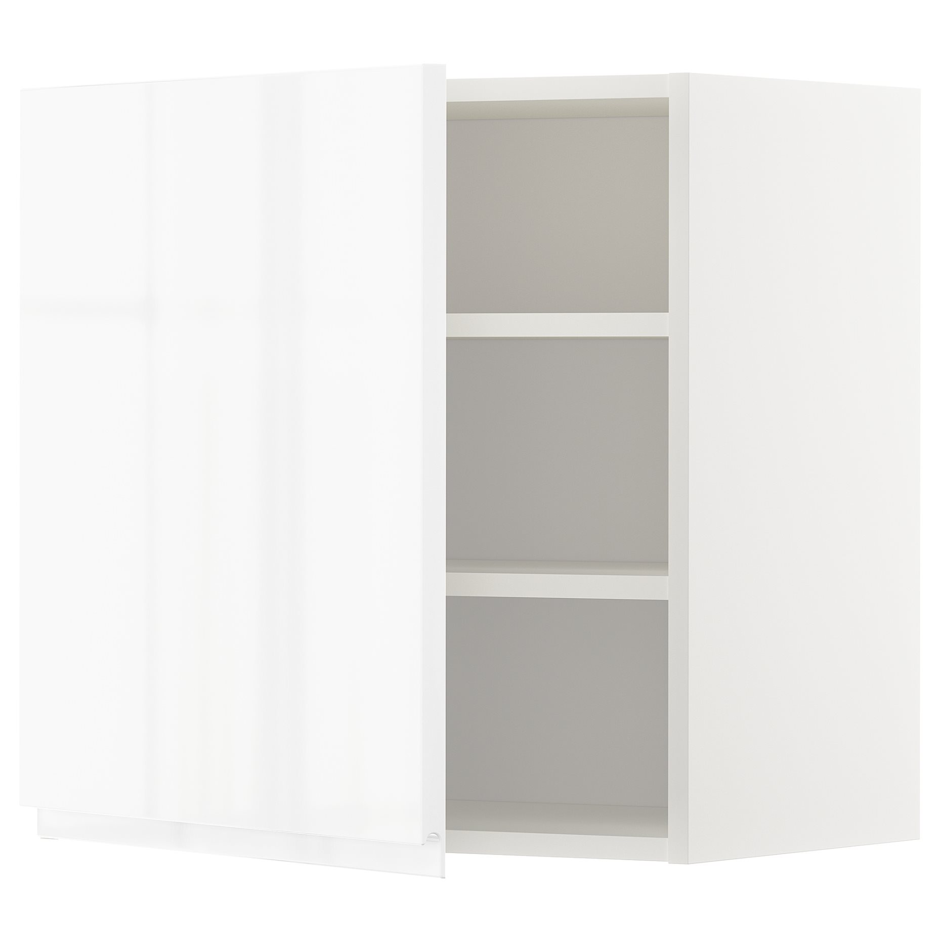 METOD, ντουλάπι τοίχου με ράφια, 60x60 cm, 294.578.38