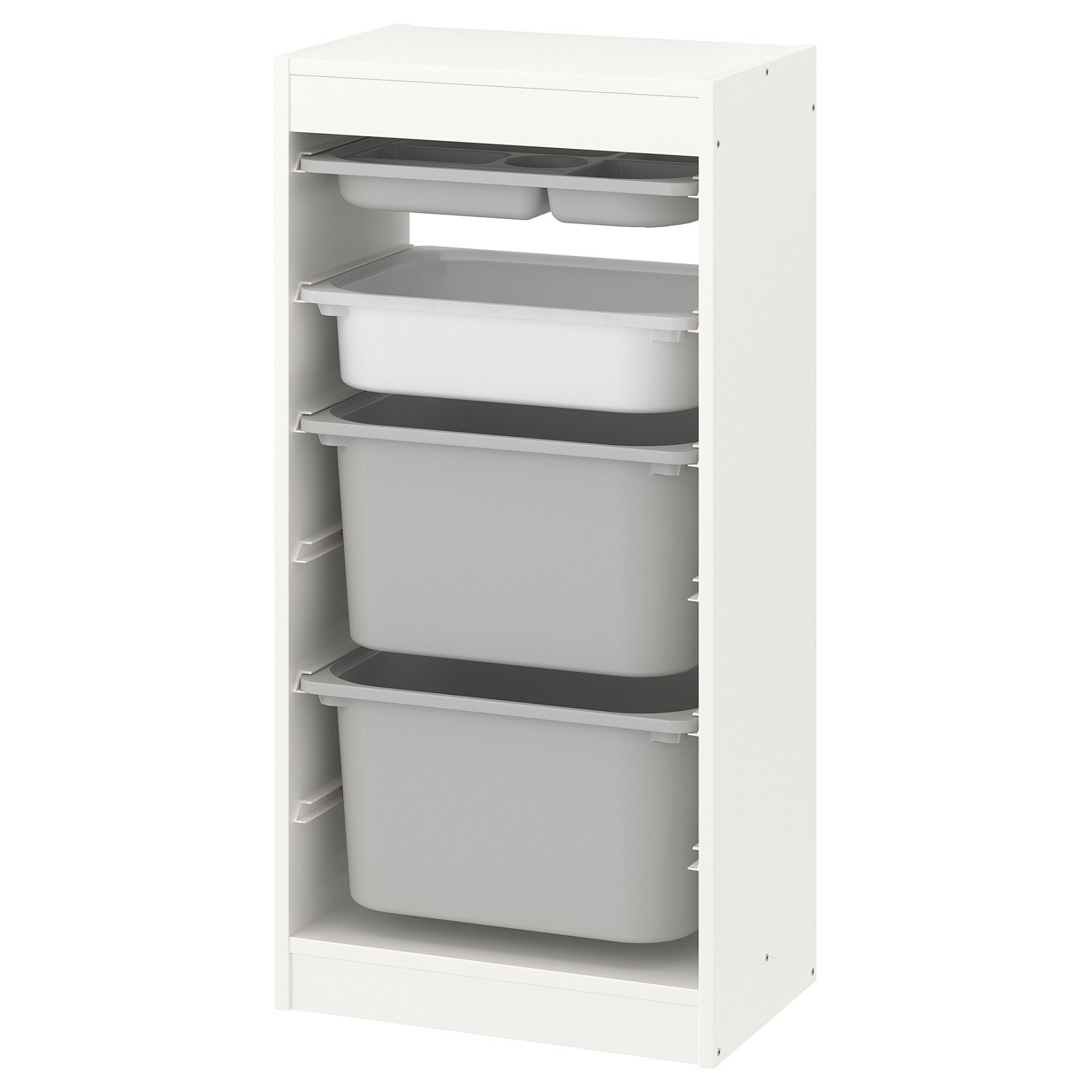 TROFAST, storage combination with boxes/tray, 46x30x94 cm, 294.783.79