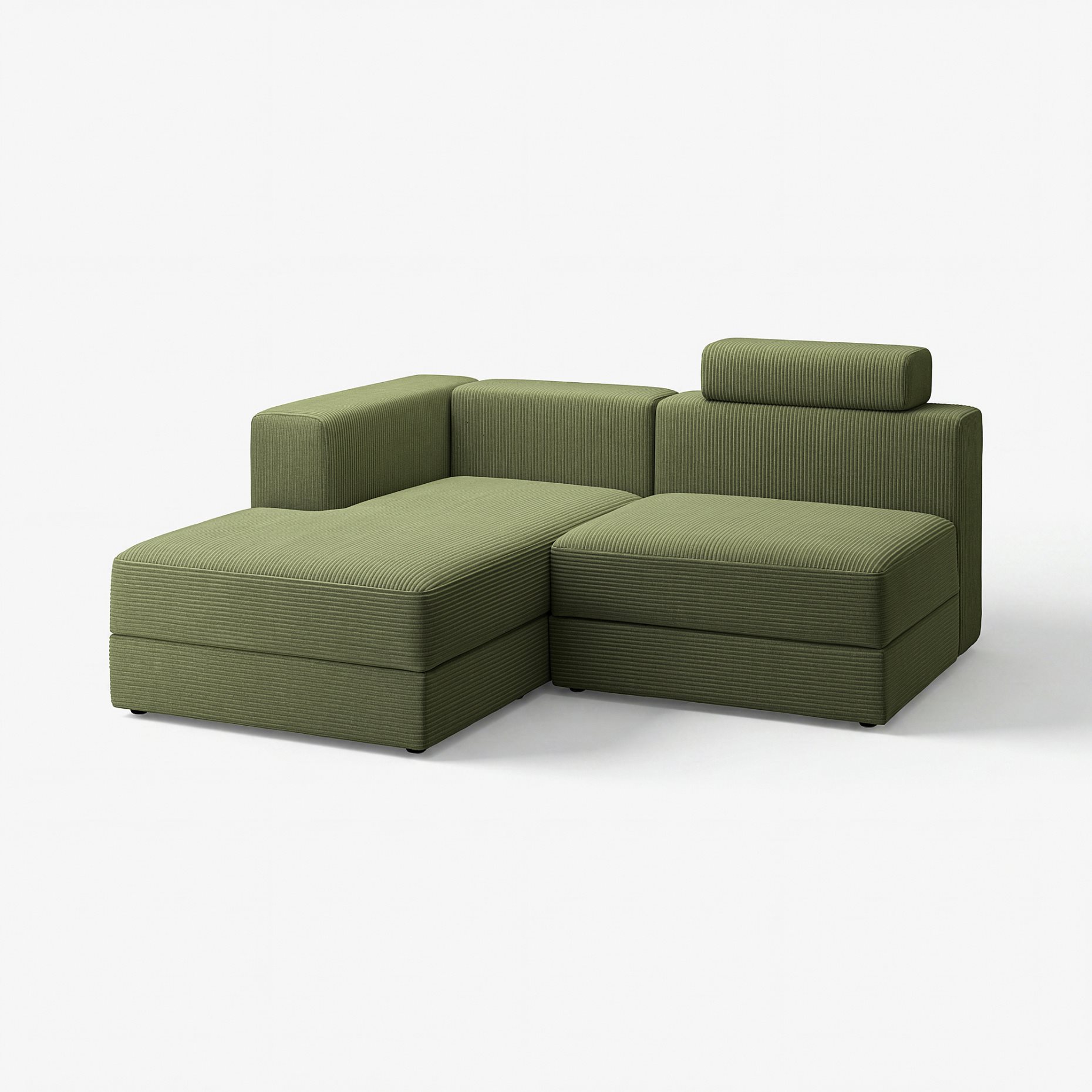 JÄTTEBO, 2,5-seat modular sofa with chaise longue/left with headrest, 294.901.02