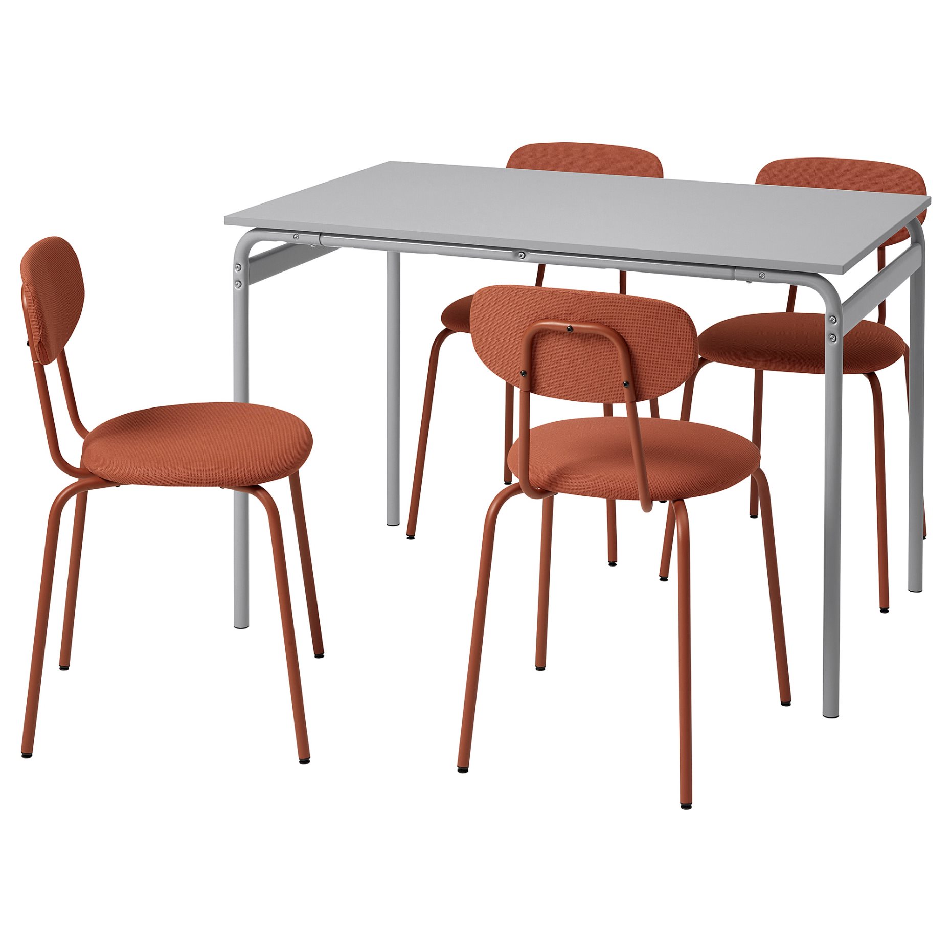 GRASALA/OSTANO, τραπέζι και 4 καρέκλες, 110 cm, 294.972.93