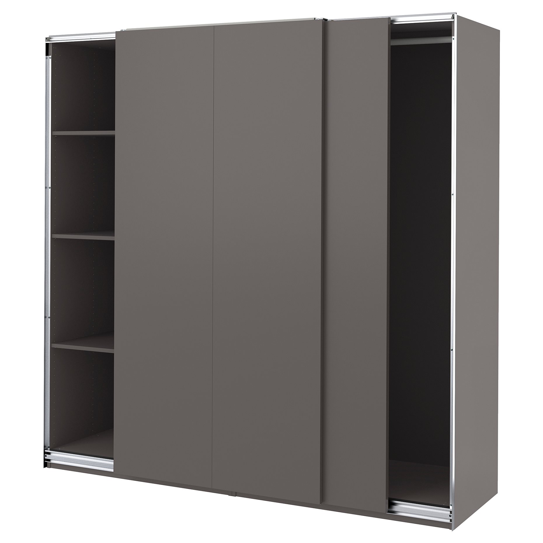 PAX/HASVIK, wardrobe combination, 200x66x201 cm, 295.031.52