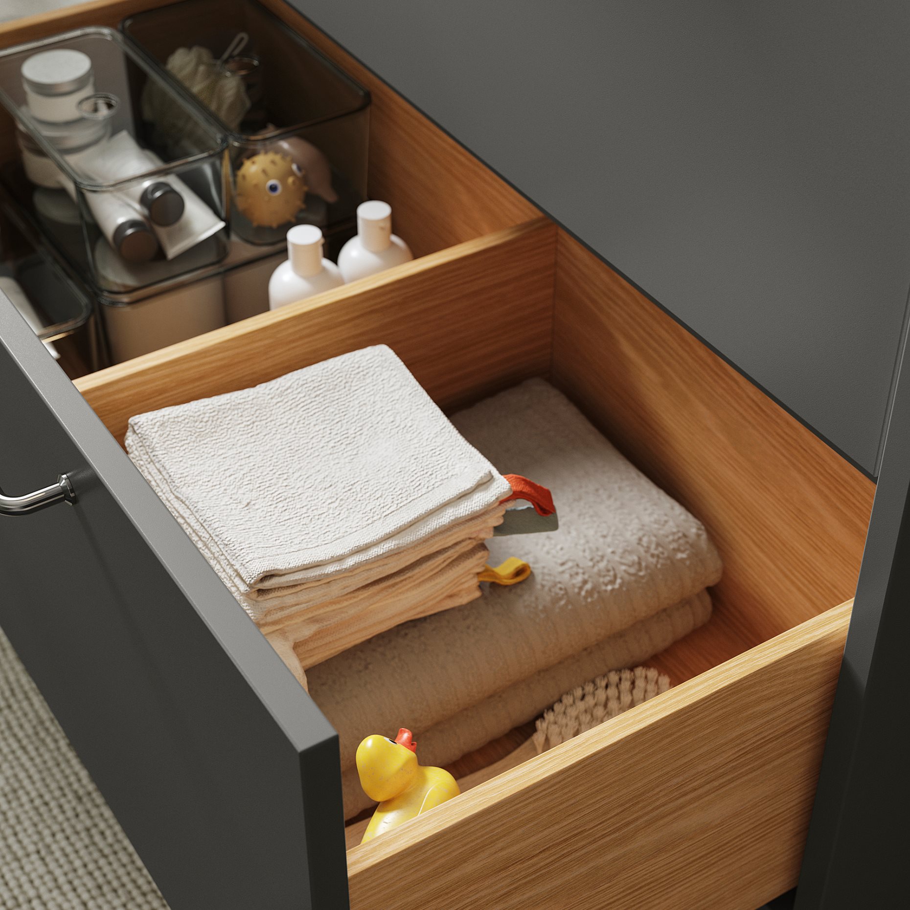 HAVBACK/ORRSJON, wash-stand with drawers/wash-basin/tap, 62x49x69 cm, 295.140.18
