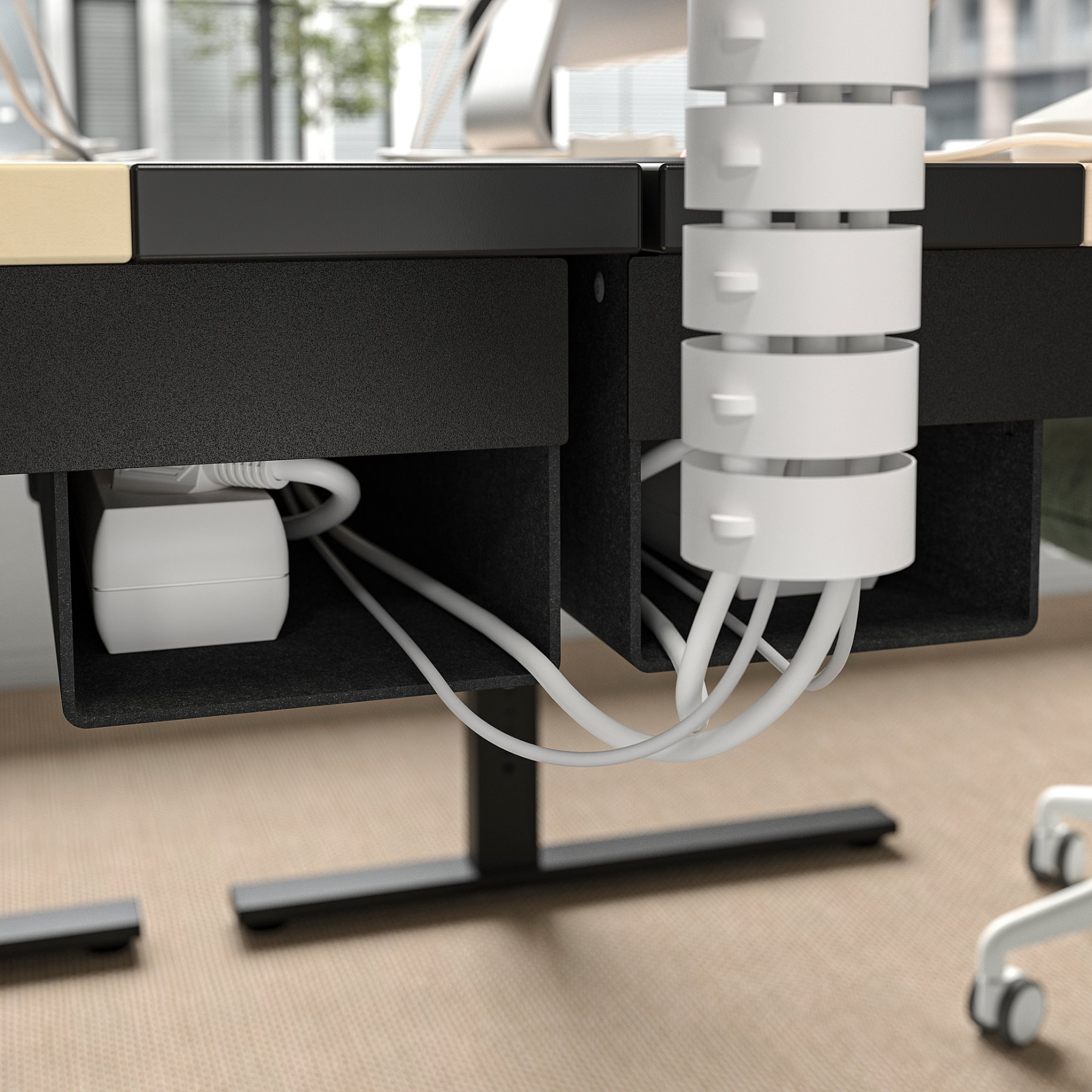 MITTZON, desk sit/stand/electric, 140x80 cm, 295.285.91