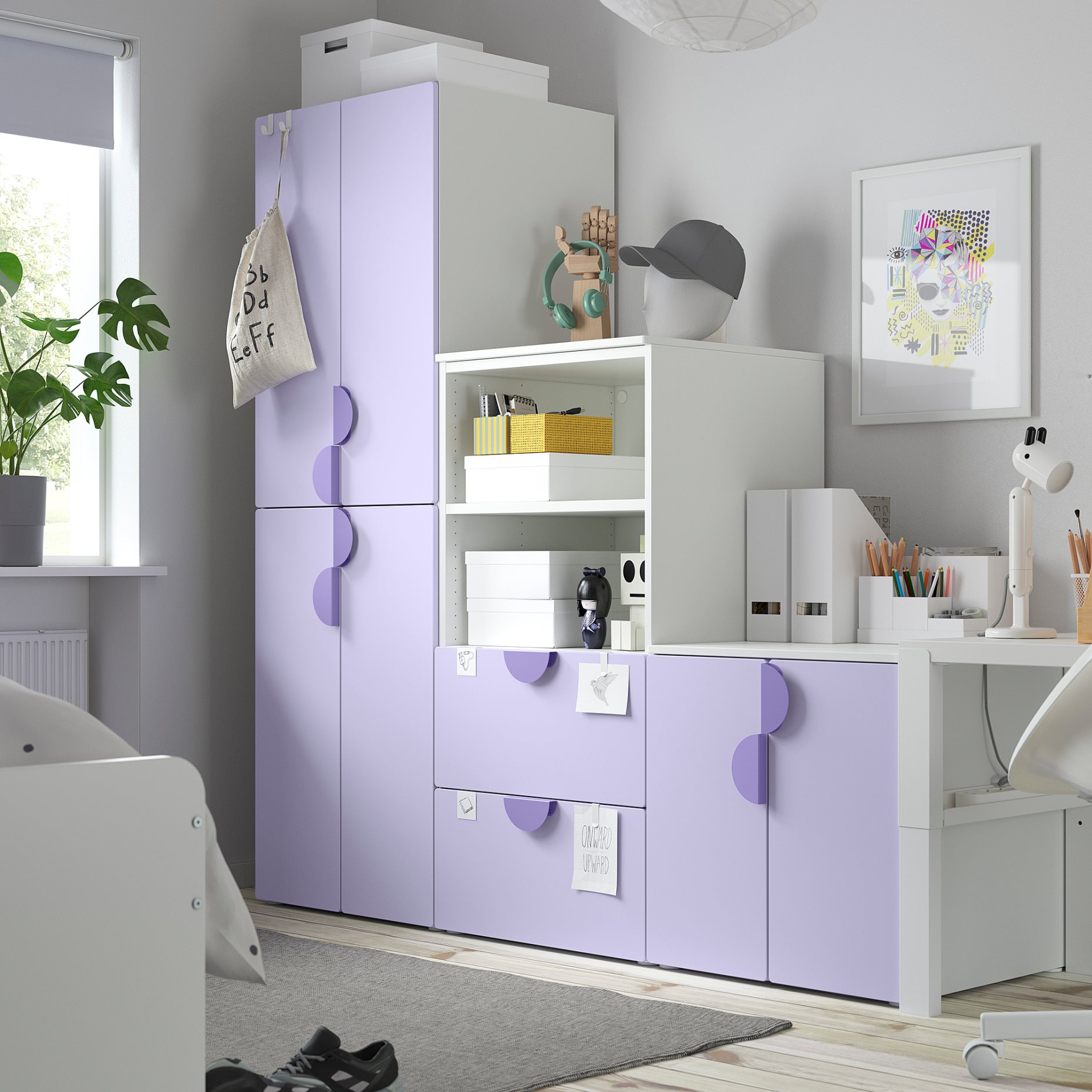 SMASTAD/PLATSA, storage combination, 180x57x181 cm, 295.464.82