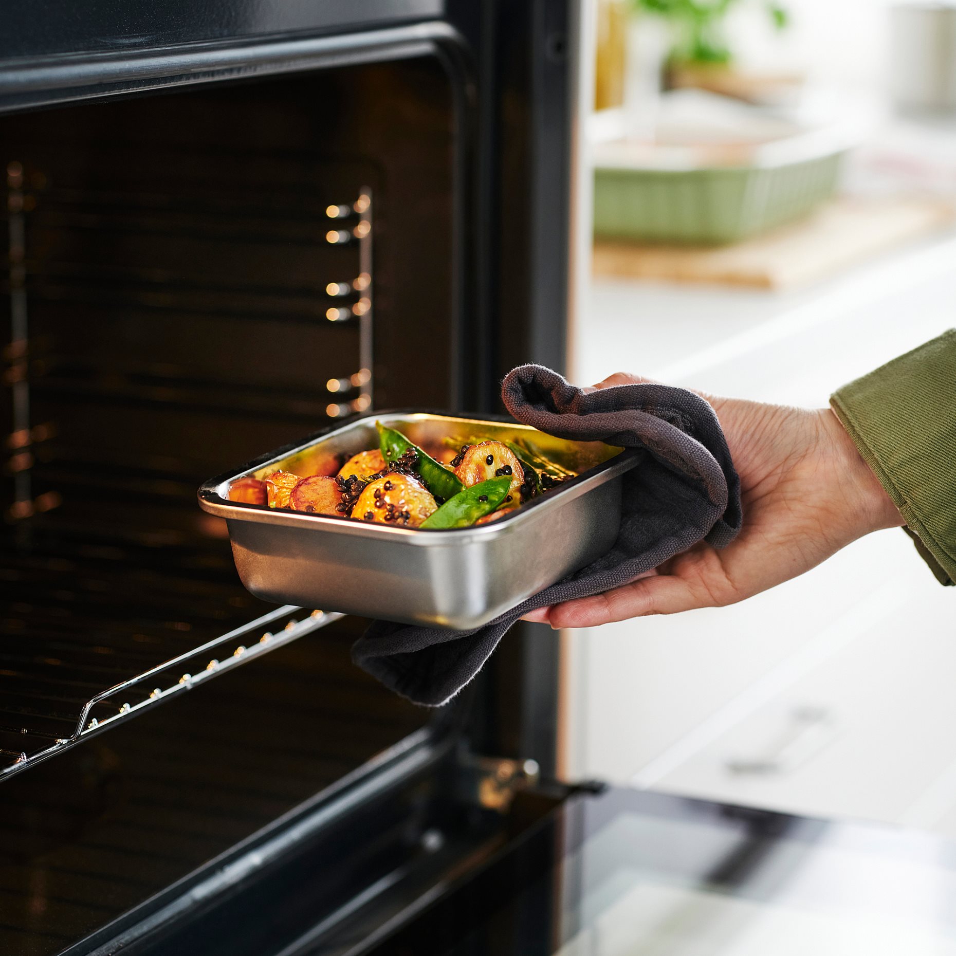 IKEA 365+, δοχείο τροφίμων με καπάκι/τετράγωνο, 600 ml, 295.631.22