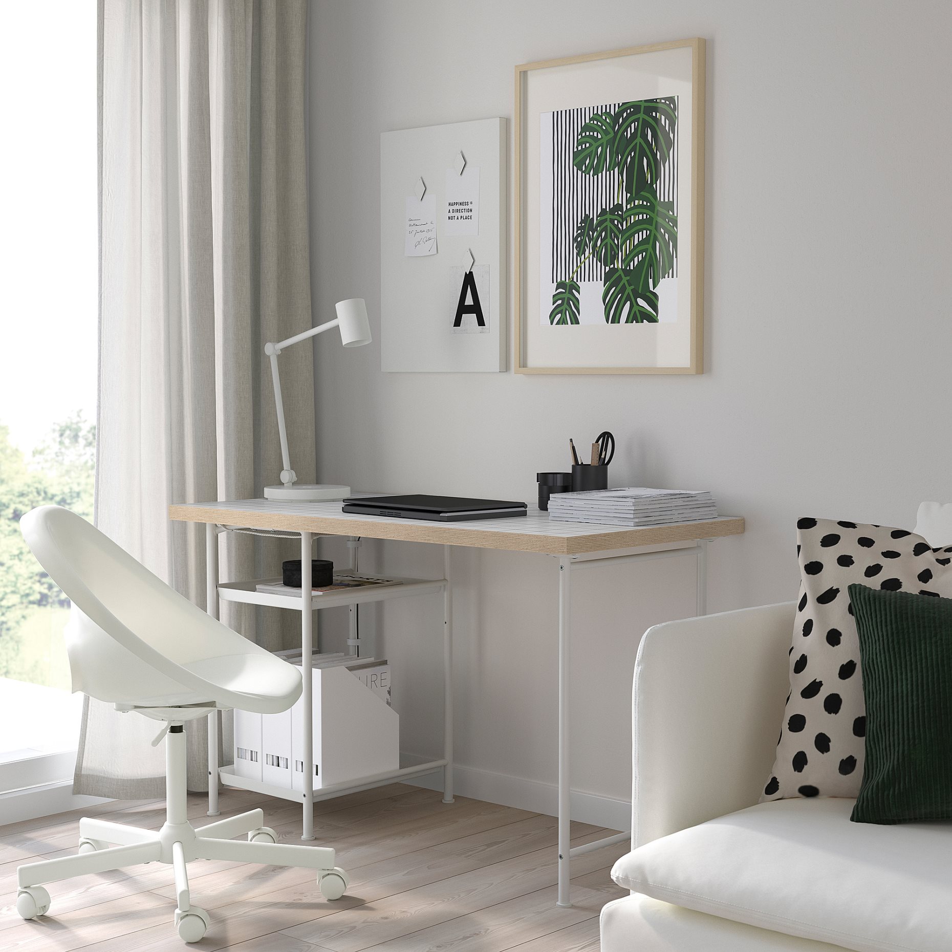 LAGKAPTEN/SPAND, desk, 120x60 cm, 295.636.12