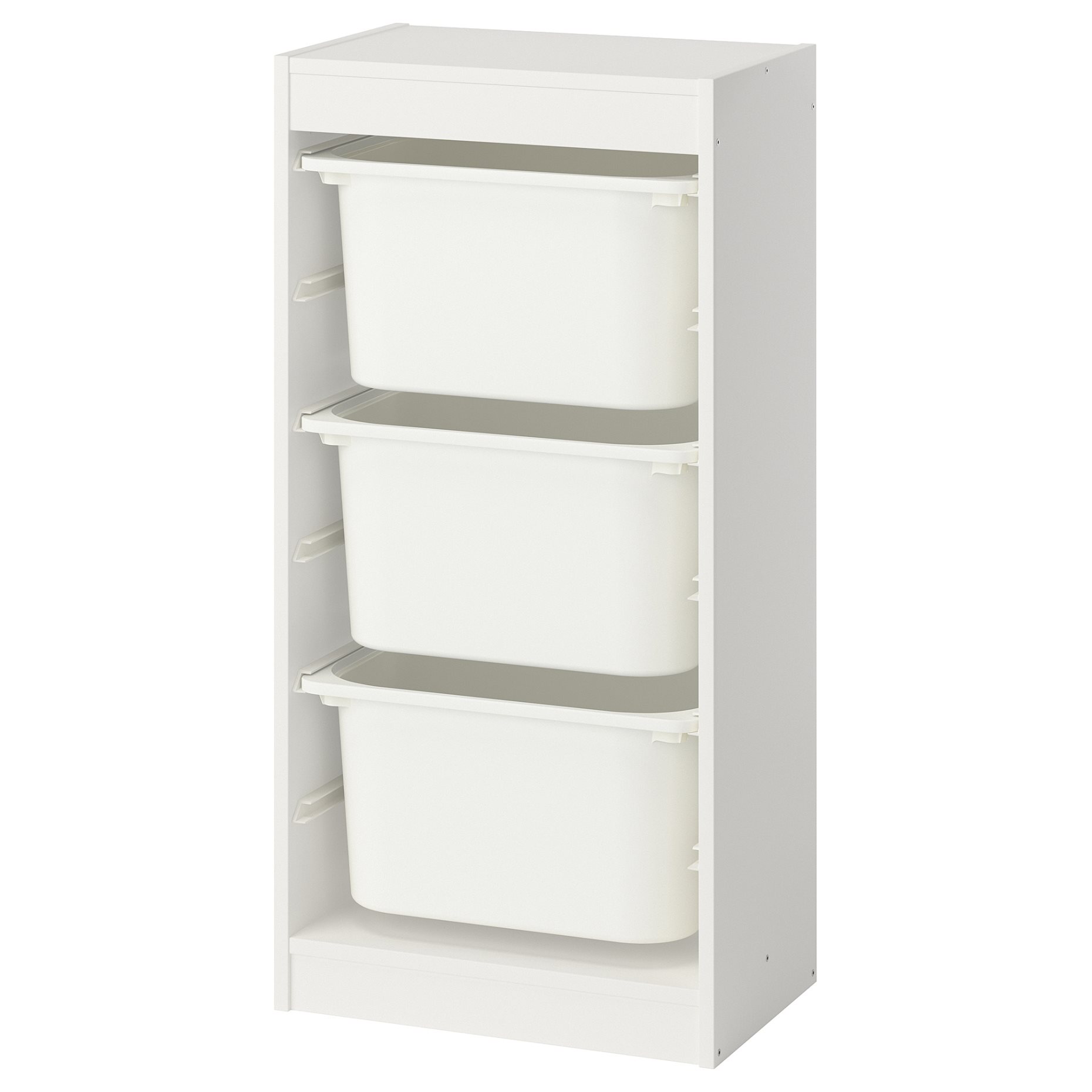 TROFAST, storage combination with boxes, 46x30x94 cm, 295.751.96