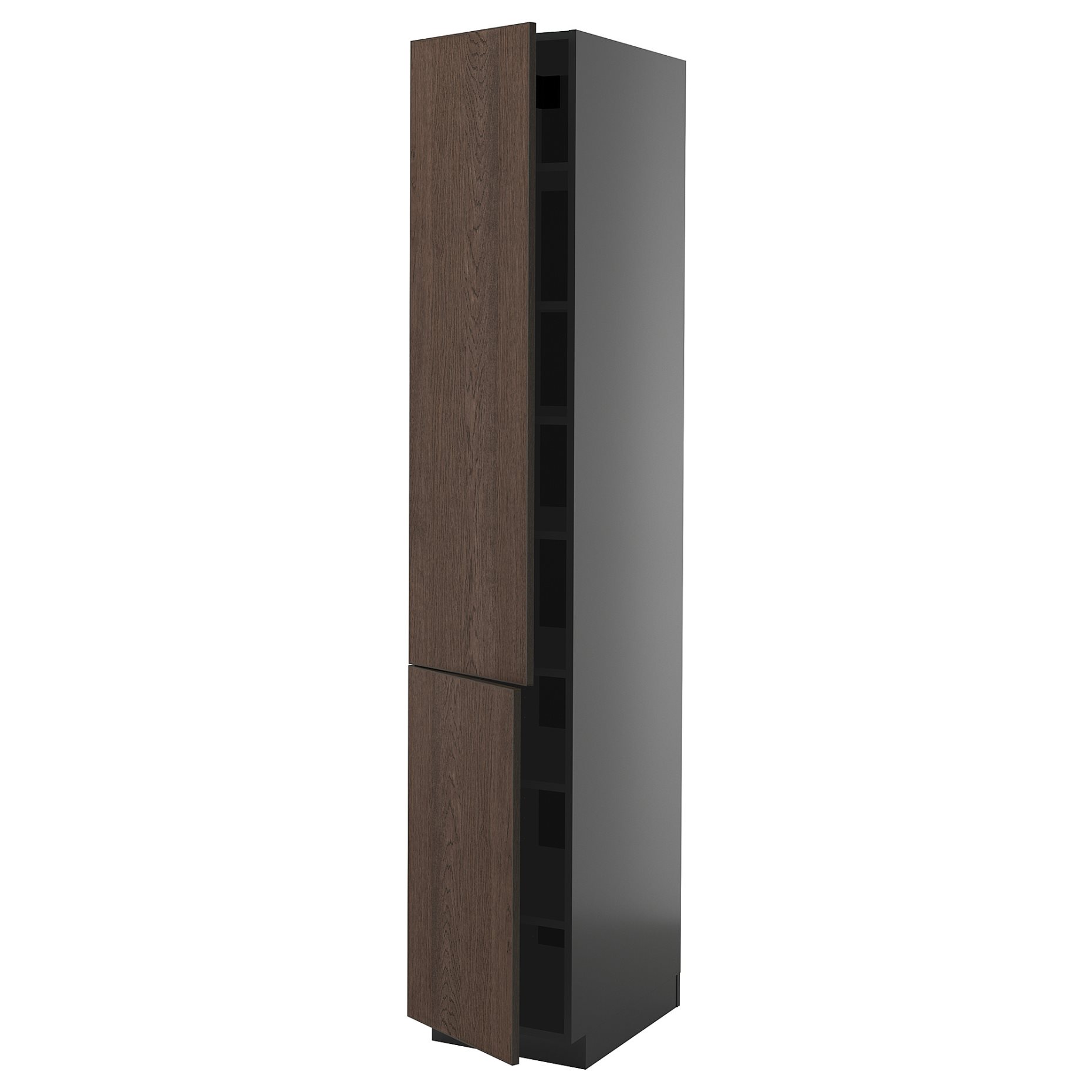 METOD, high cabinet with shelves/2 doors, 40x60x220 cm, 295.867.79