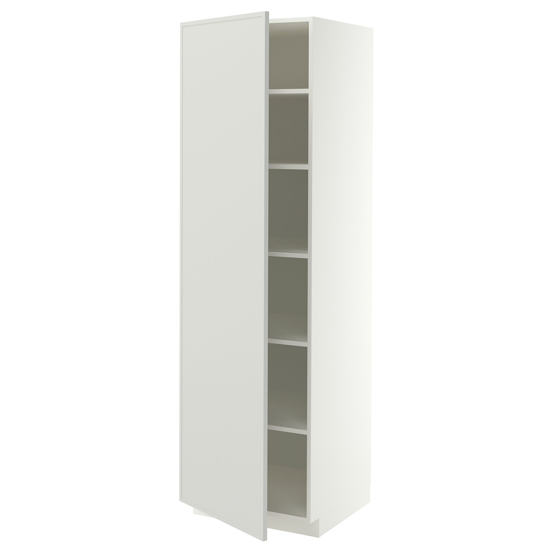 METOD, high cabinet with shelves, 60x60x200 cm, 296.058.67