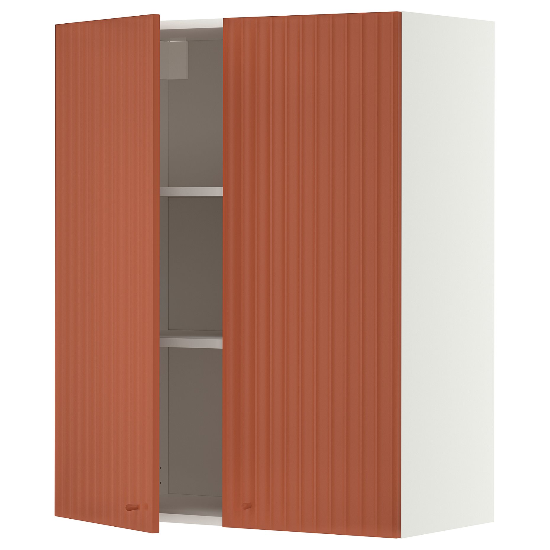 METOD, wall cabinet with shelves/2 doors, 80x100 cm, 296.119.34