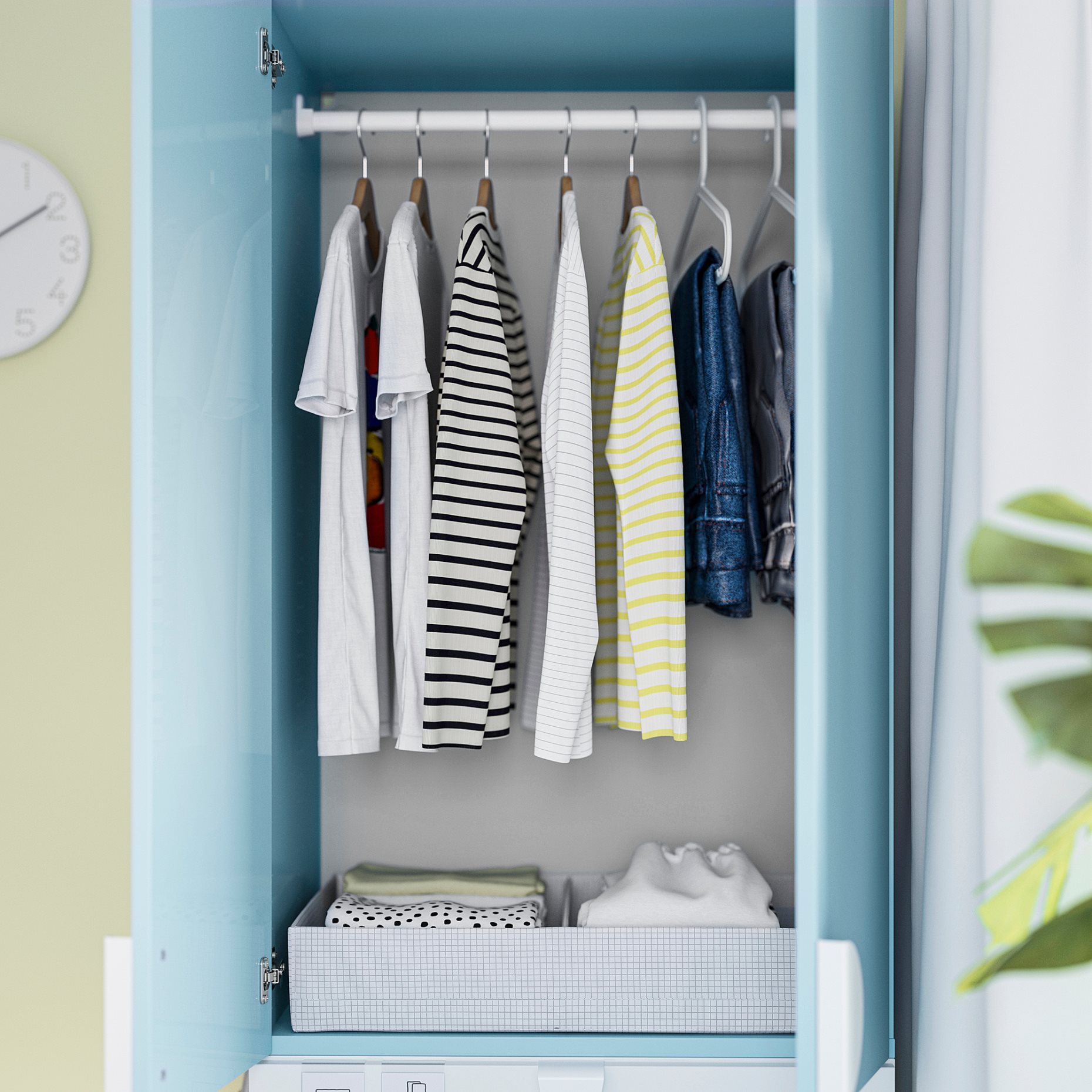 LASTARE, συνδυασμός ντουλάπας, 60x42x200 cm, 296.307.77