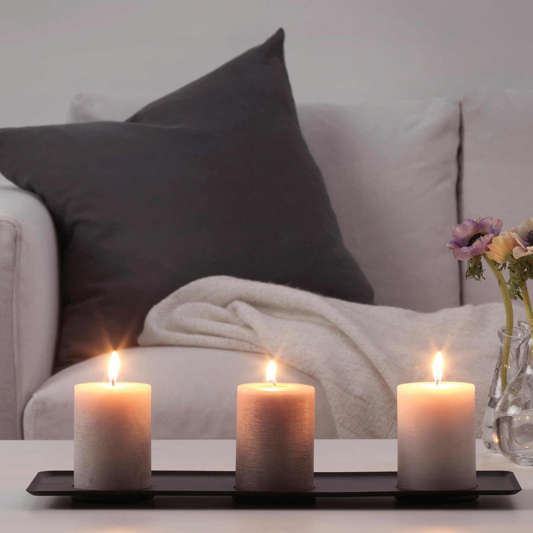 FÖRSÖKA, άοσμο κερί, 3 τεμ., 302.258.14