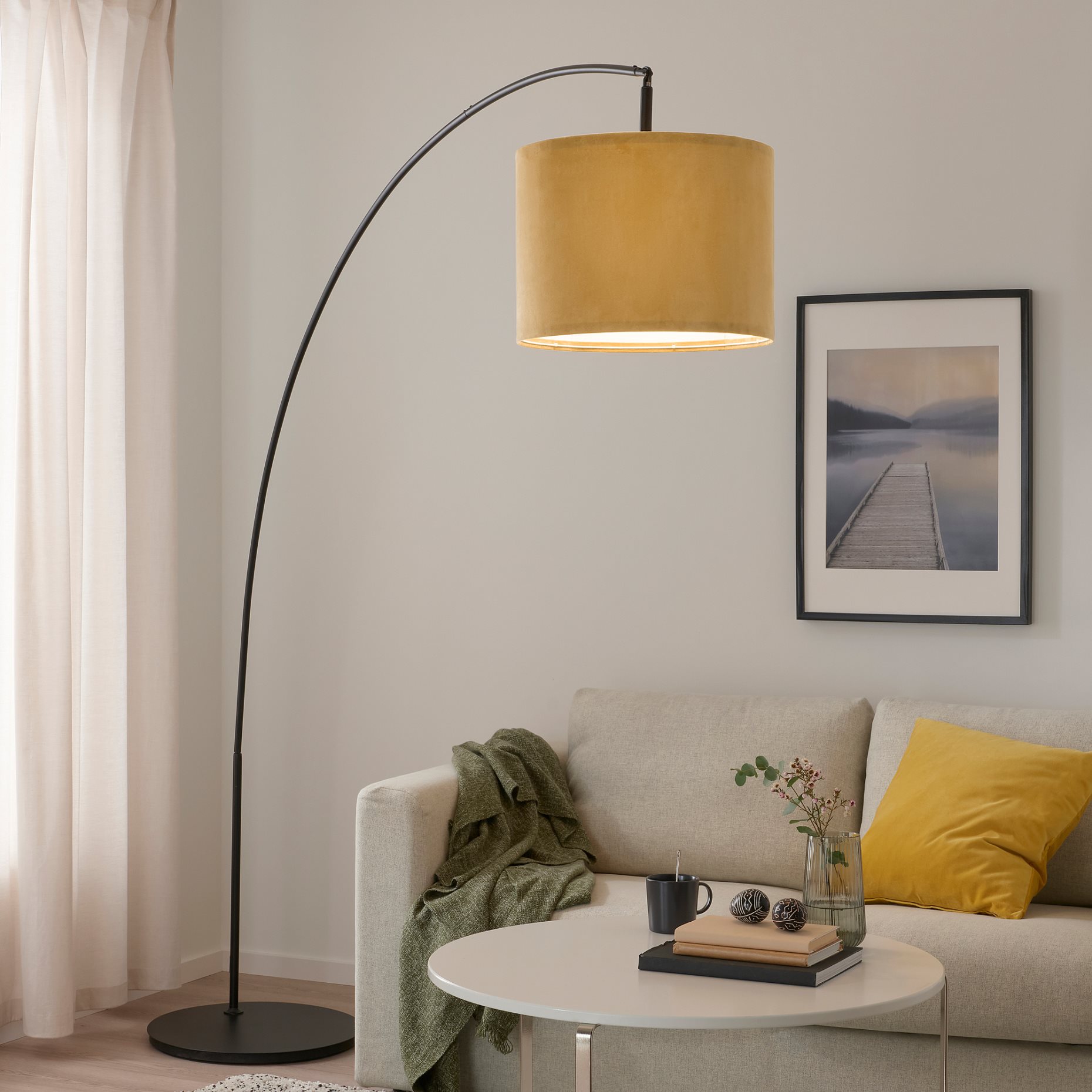 MOLNSKIKT, lamp shade/velvet, 42 cm, 305.145.12