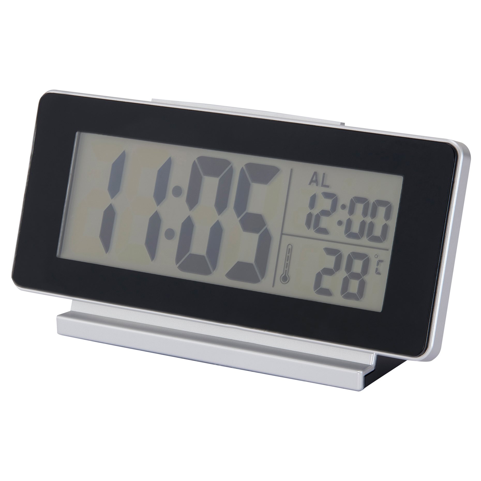 FILMIS, ρολόι/θερμόμετρο/ξυπνητήρι χαμηλής τάσης, 16.5x9 cm, 305.408.27