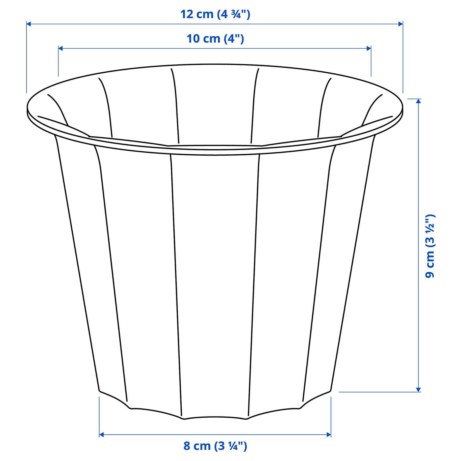 BUSKVERK, plant pot in/outdoor, 9 cm, 305.444.58