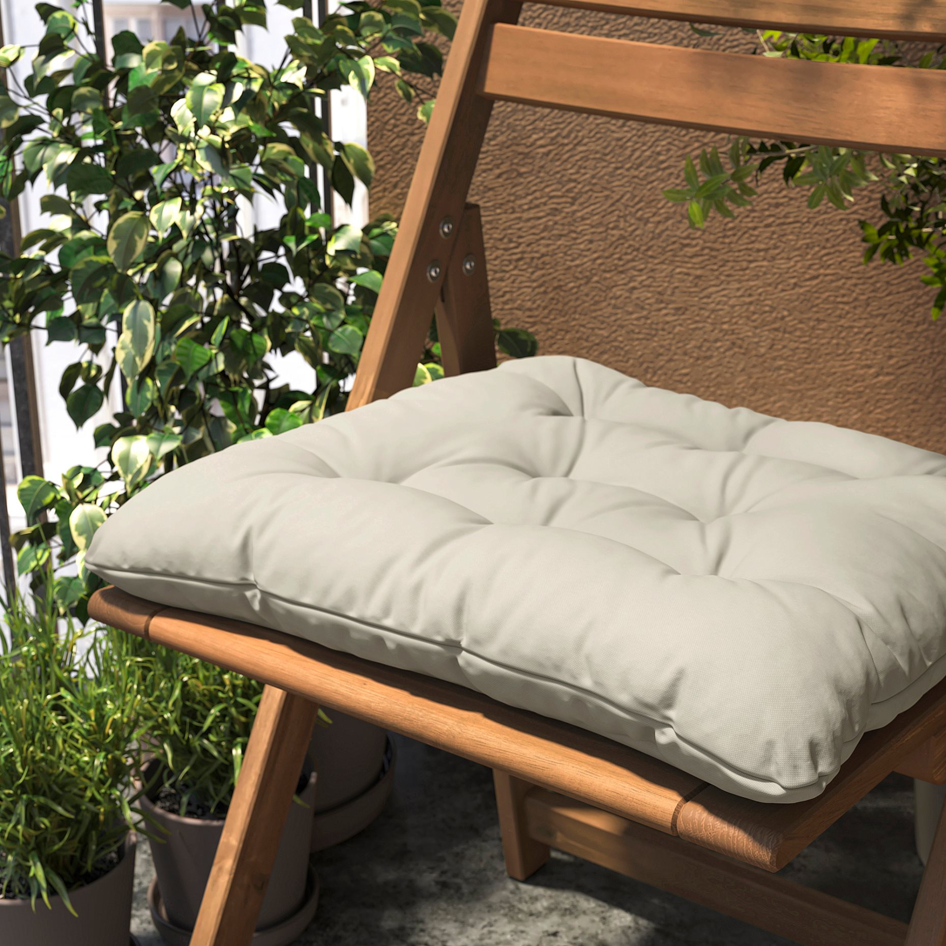 KUDDARNA, chair cushion outdoor, 44x44 cm, 305.472.30