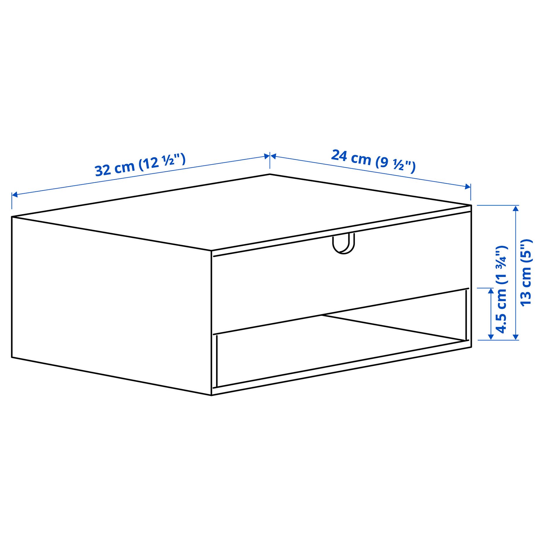 HÄSTVISKARE, κουτί αποθήκευσης με συρτάρια, 32x24 cm, 305.498.56