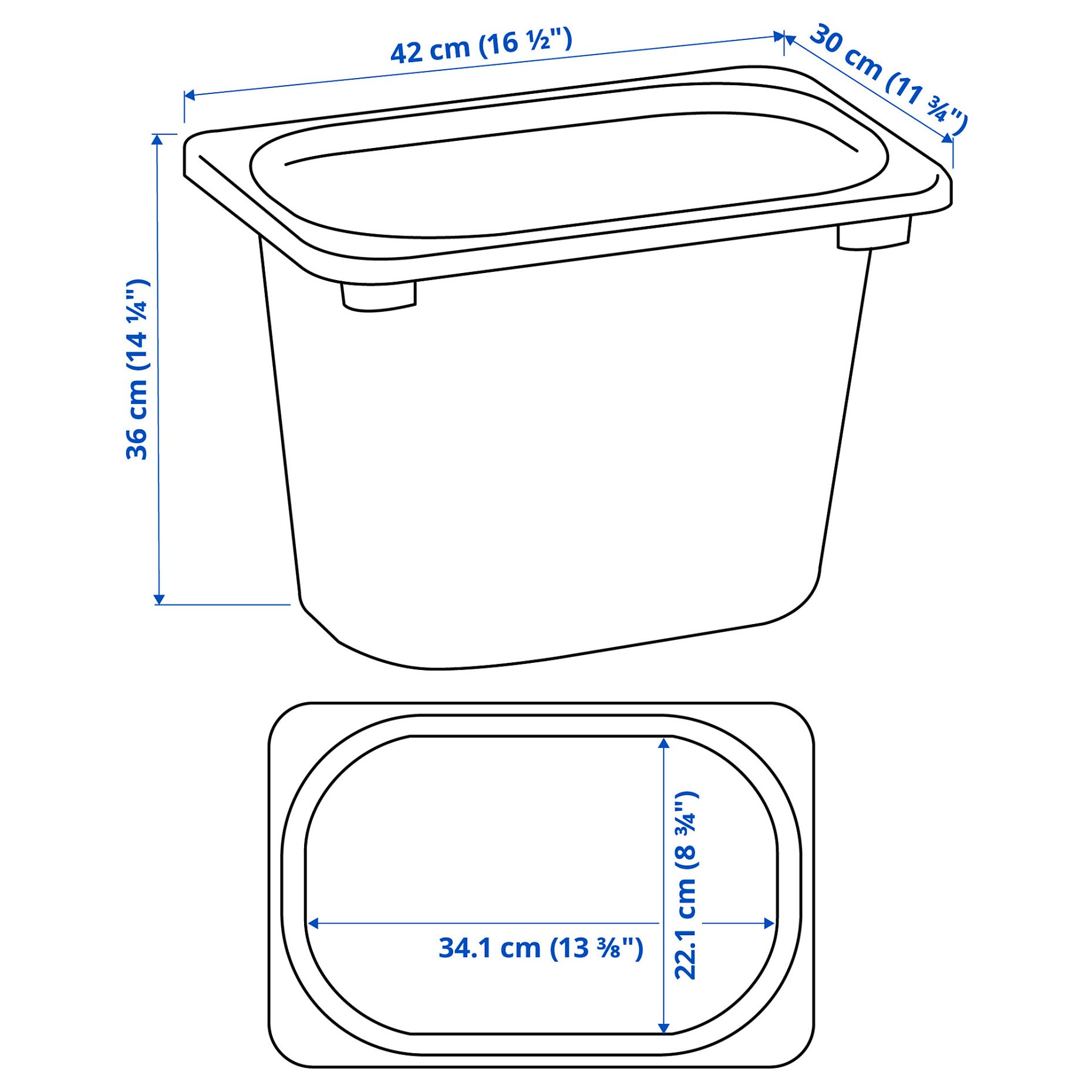 TROFAST, storage box, 42x30x36 cm, 305.820.87