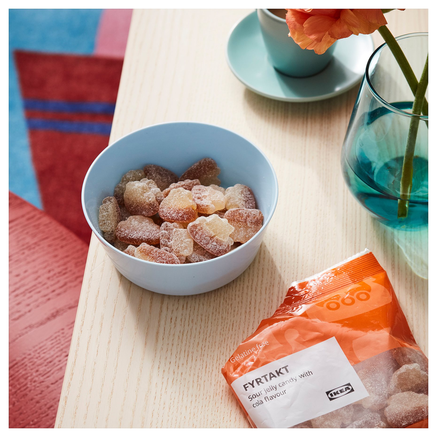 FYRTAKT, sour jelly candy cola flavour, 100 g, 305.881.74