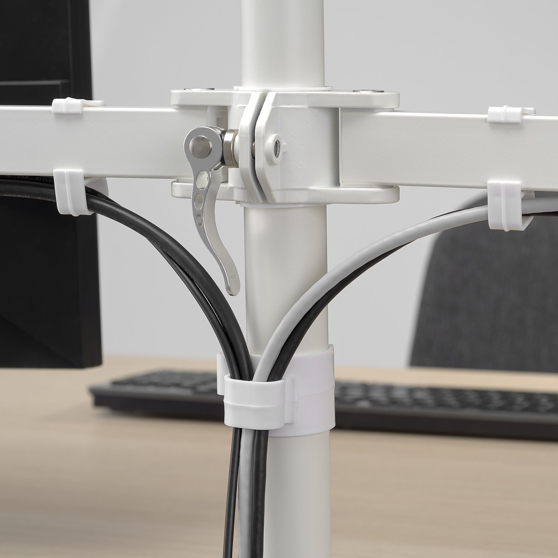 STUBBERGET, βραχίονας για 2 οθόνες, 305.917.65