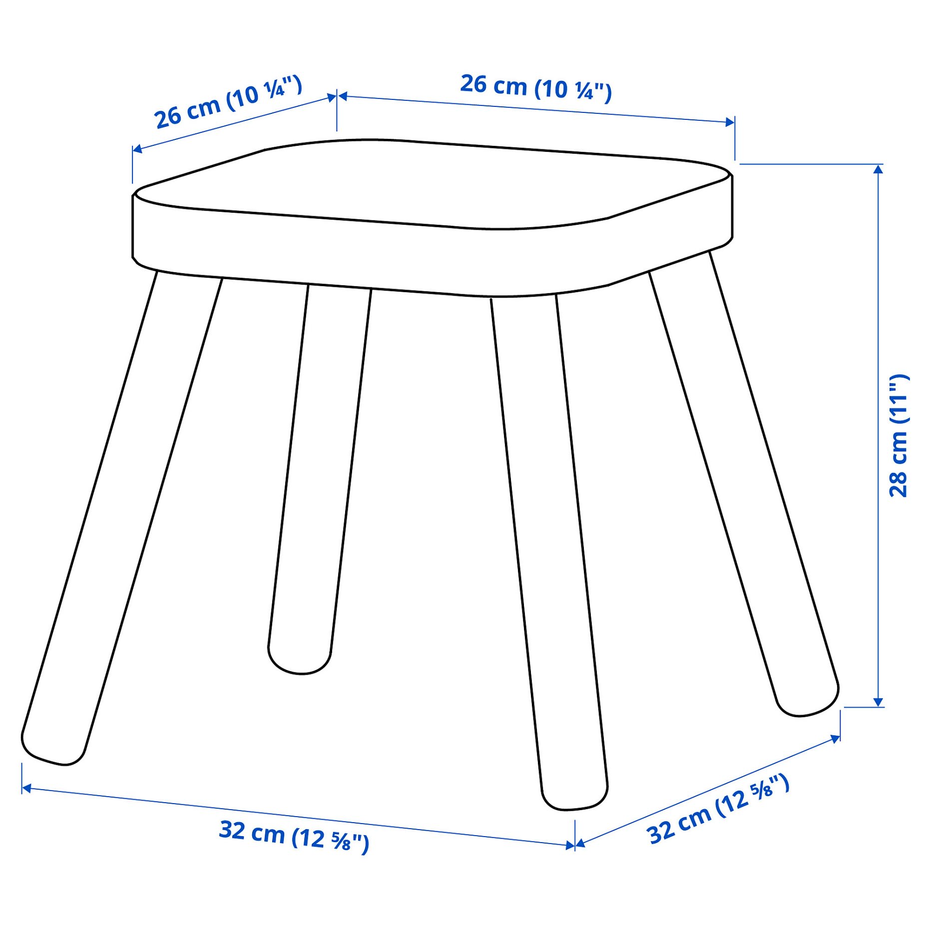FLISAT, childrens stool, 32x32x28 cm, 305.965.36