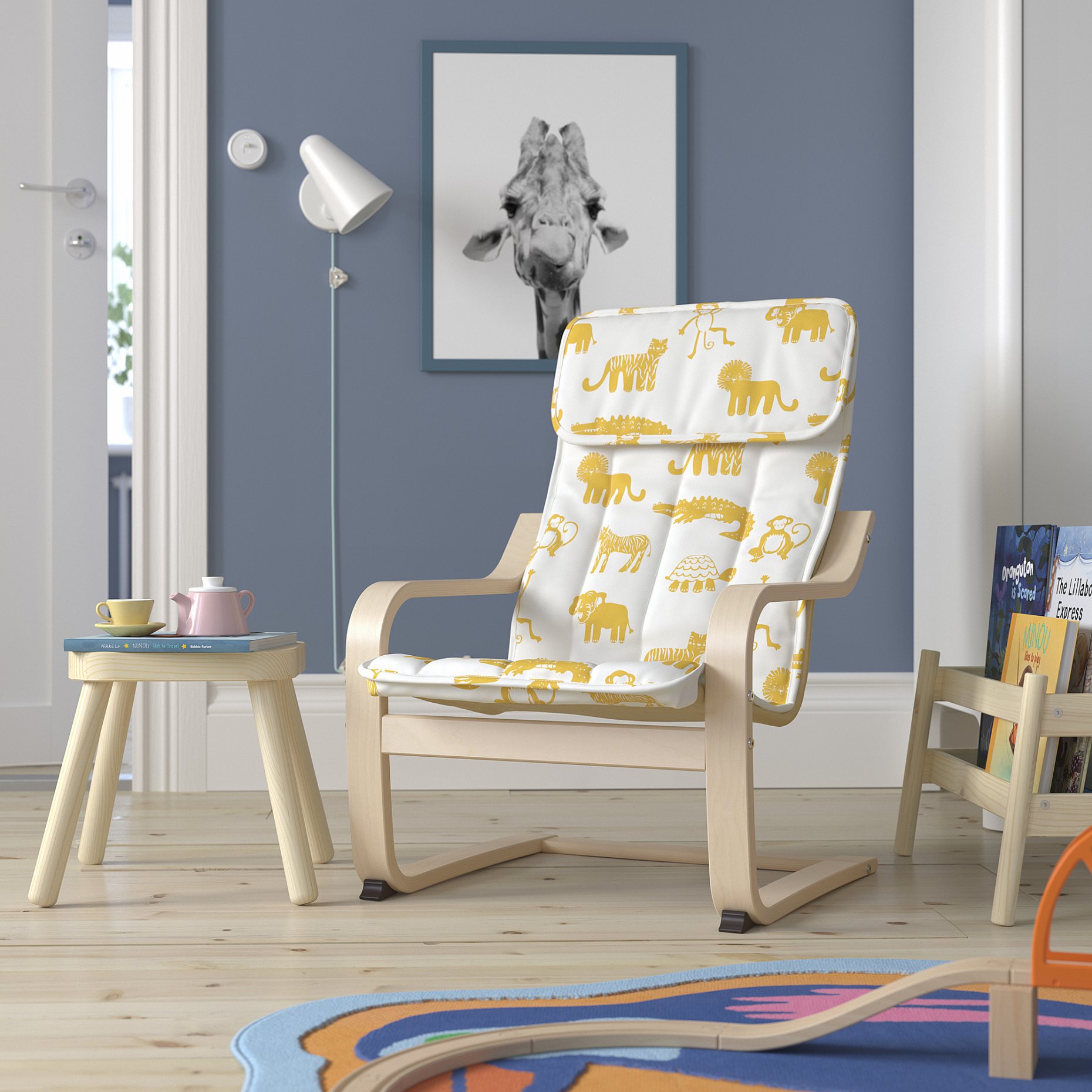 POÄNG, μαξιλάρι παιδικής πολυθρόνας, 305.976.87