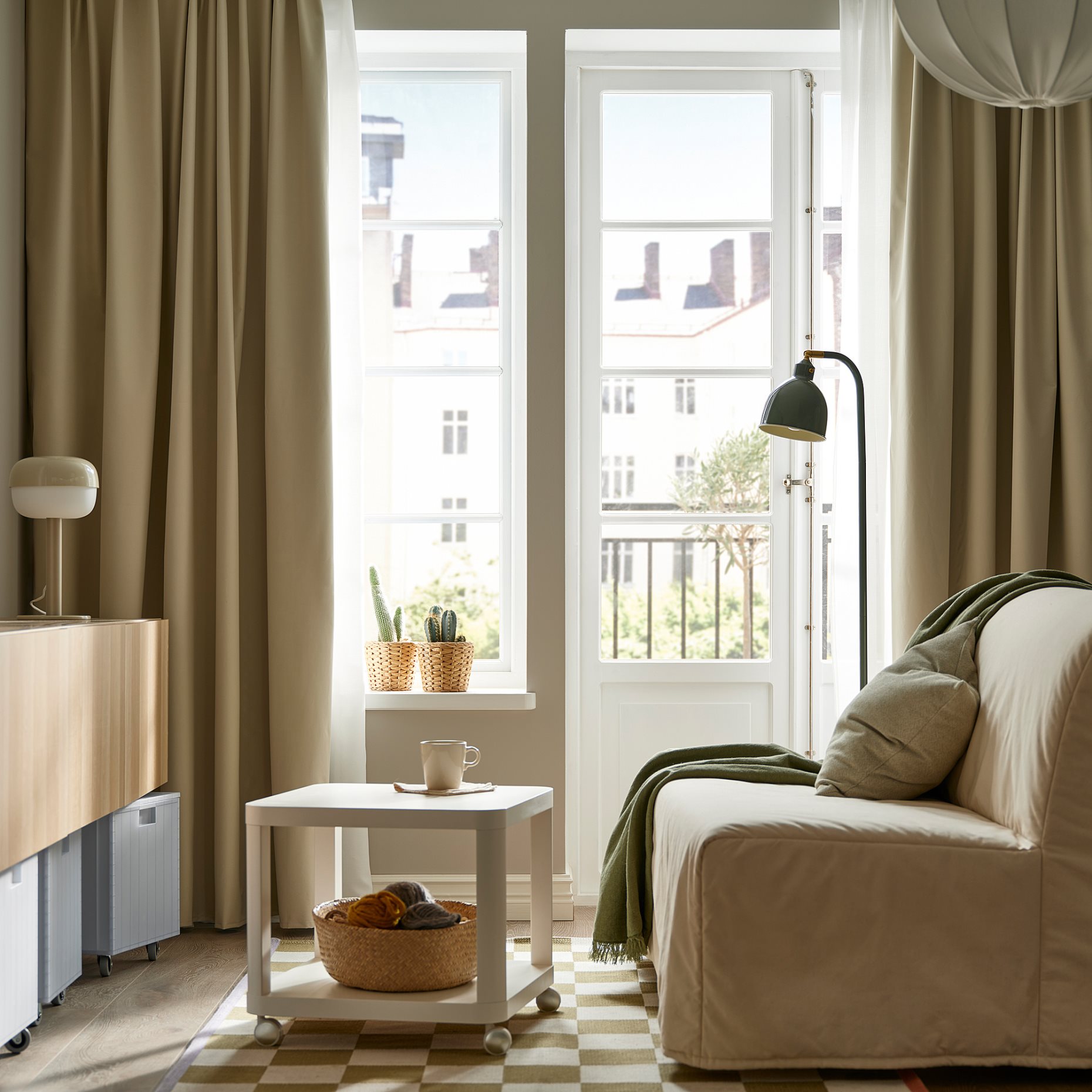 BENGTA, block-out curtain with heading tape/1 piece, 210x300 cm, 306.020.90