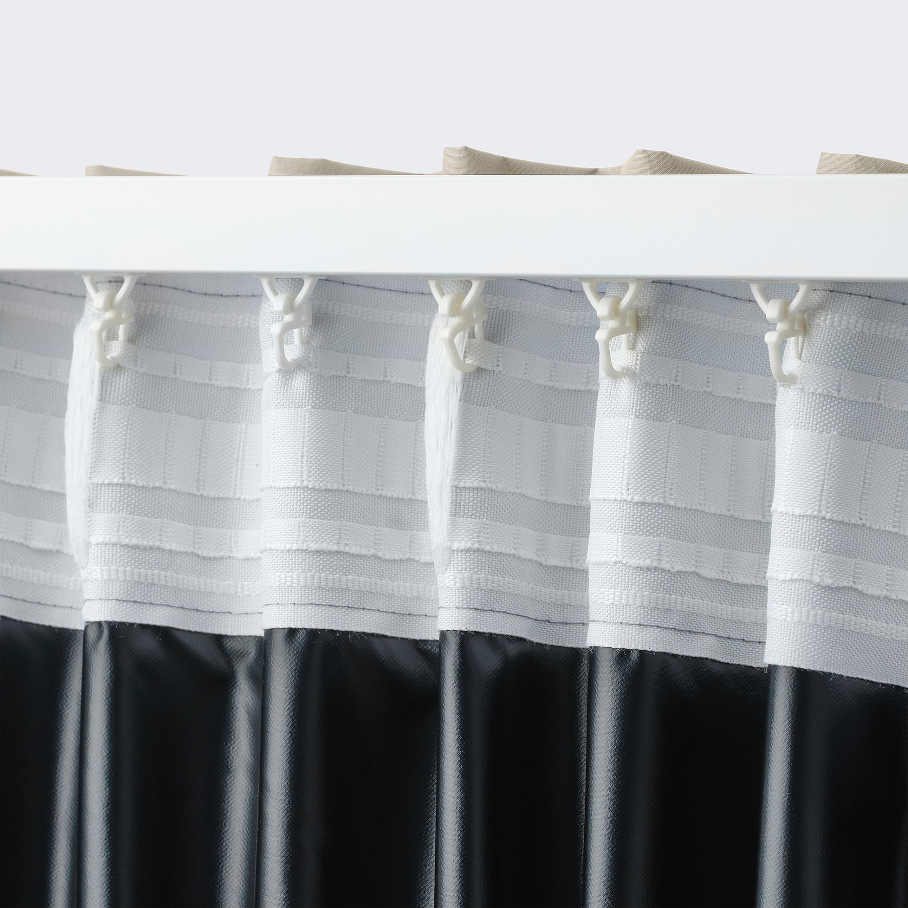 BENGTA, block-out curtain with heading tape/1 piece, 210x300 cm, 306.020.90