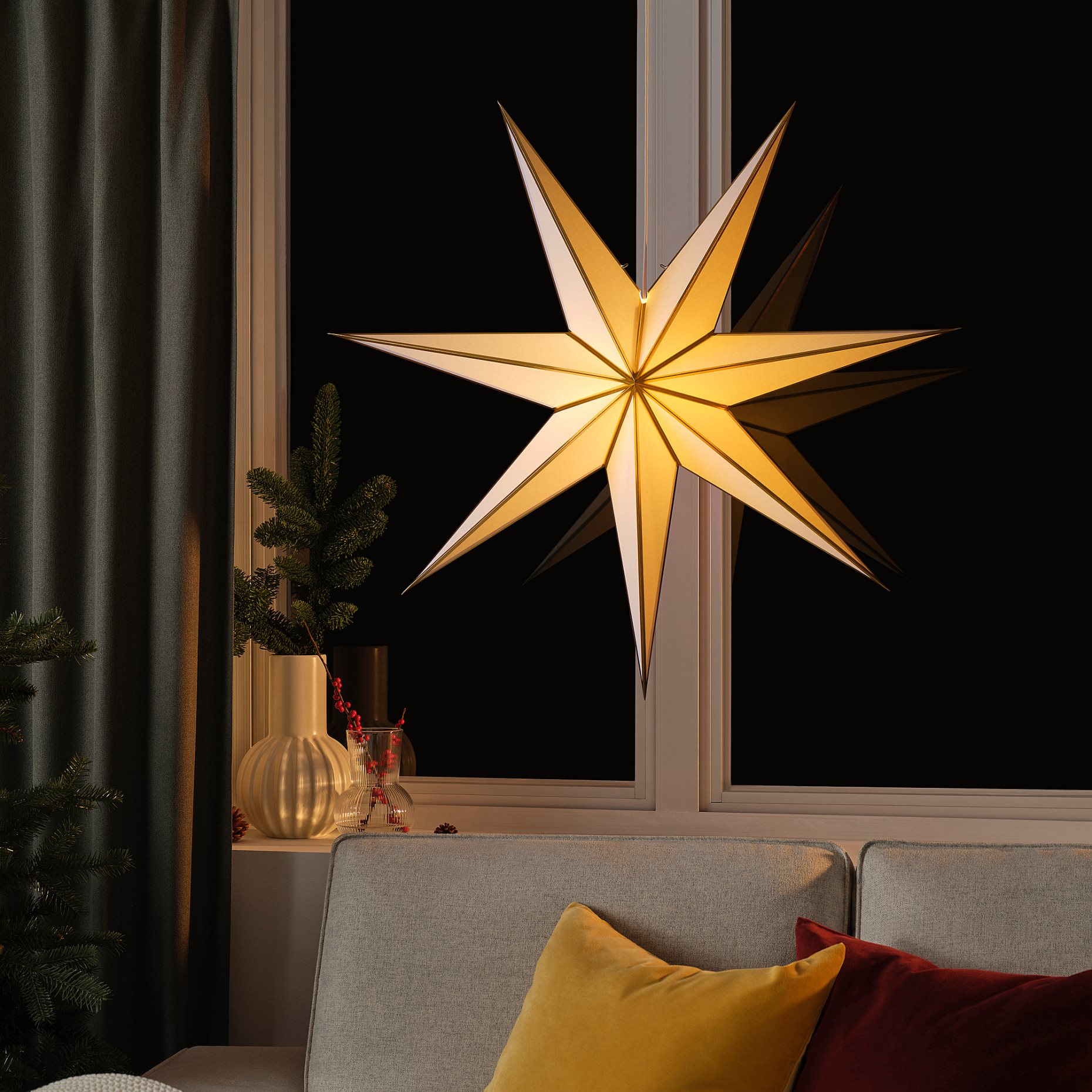 STRÅLA, καπέλο φωτιστικού, 90 cm, 306.062.05