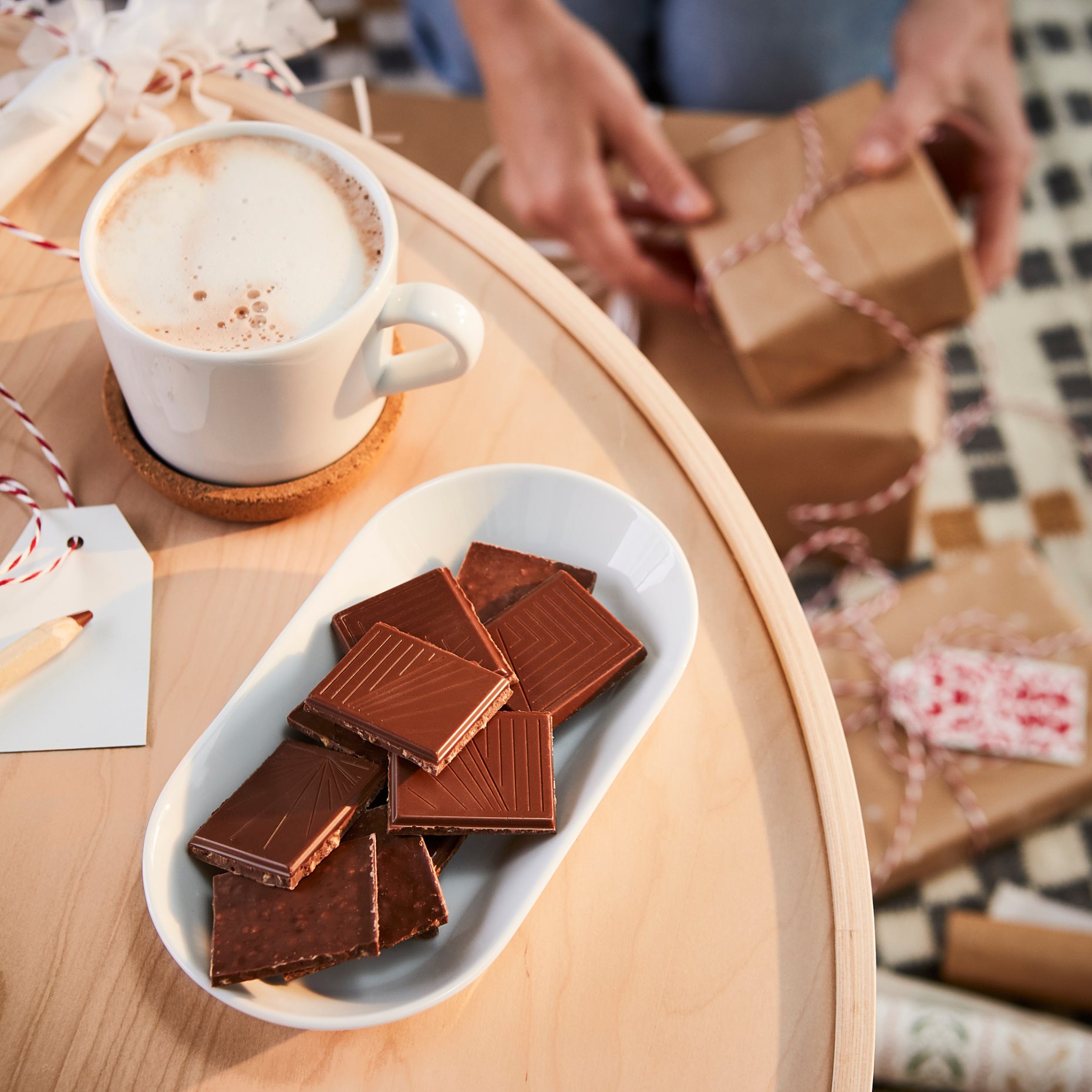 VINTERSAGA, milk chocolate tablet Gingerbread crumbs RAC, 100 g, 306.181.52