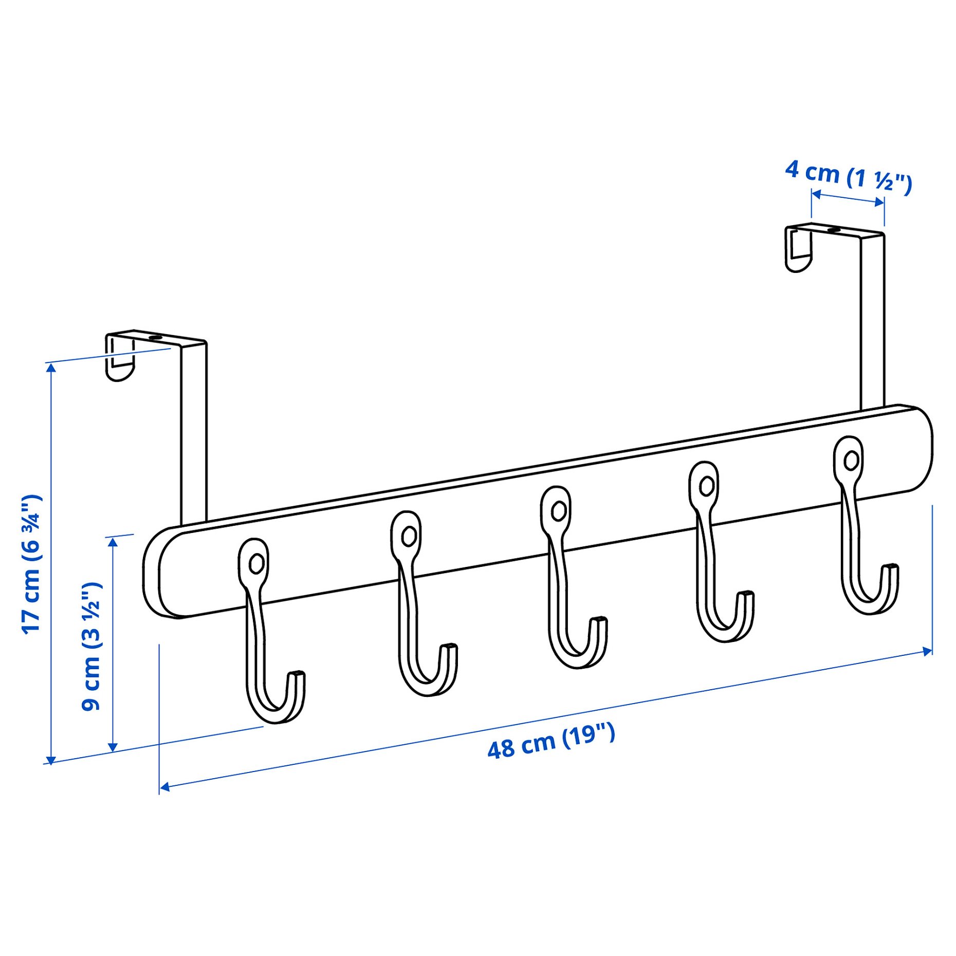 ÅRSJÖN, hanger for door/wall, 306.266.99