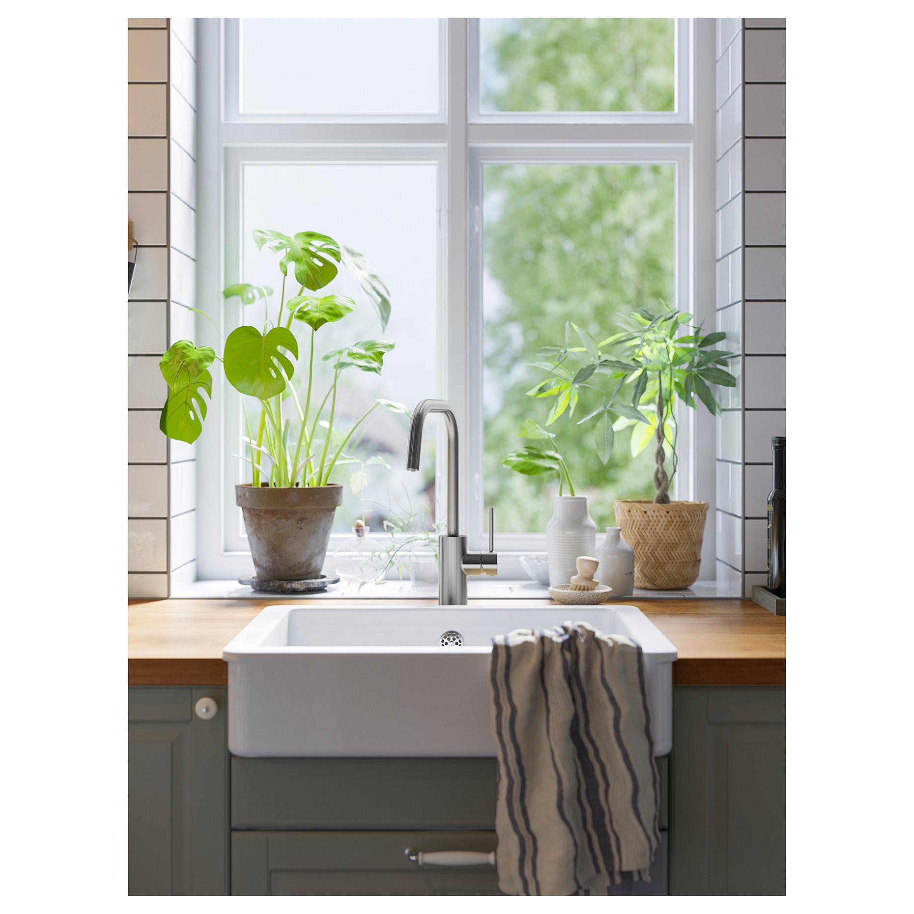HAVSEN, inset sink 1 bowl, 53x47 cm, 392.537.13