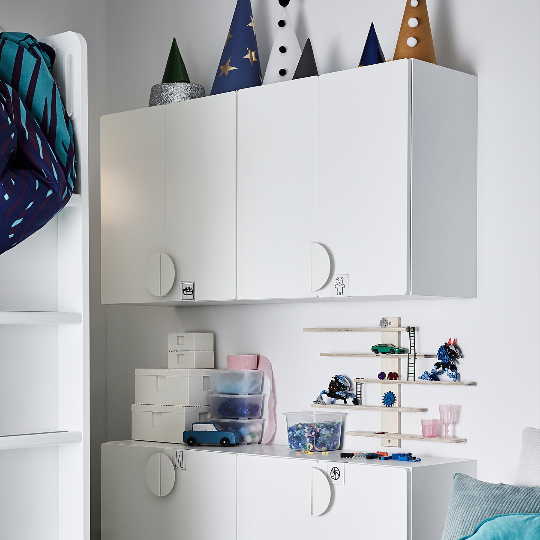 SMÅSTAD, wall cabinet with 1 shelf, 393.884.44