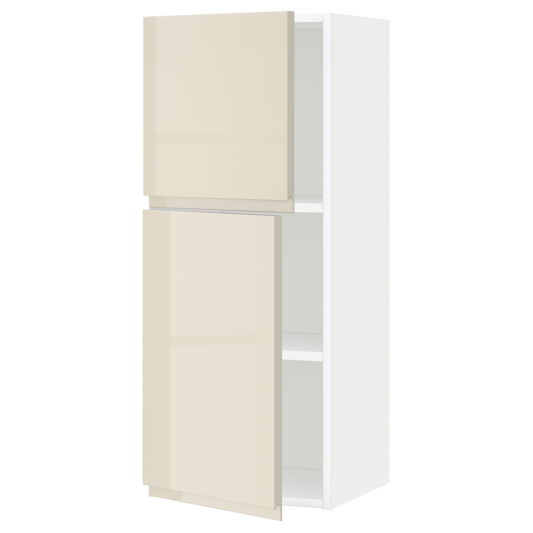 METOD, ντουλάπι τοίχου με ράφια/2 πόρτες, 40x100 cm, 394.554.00