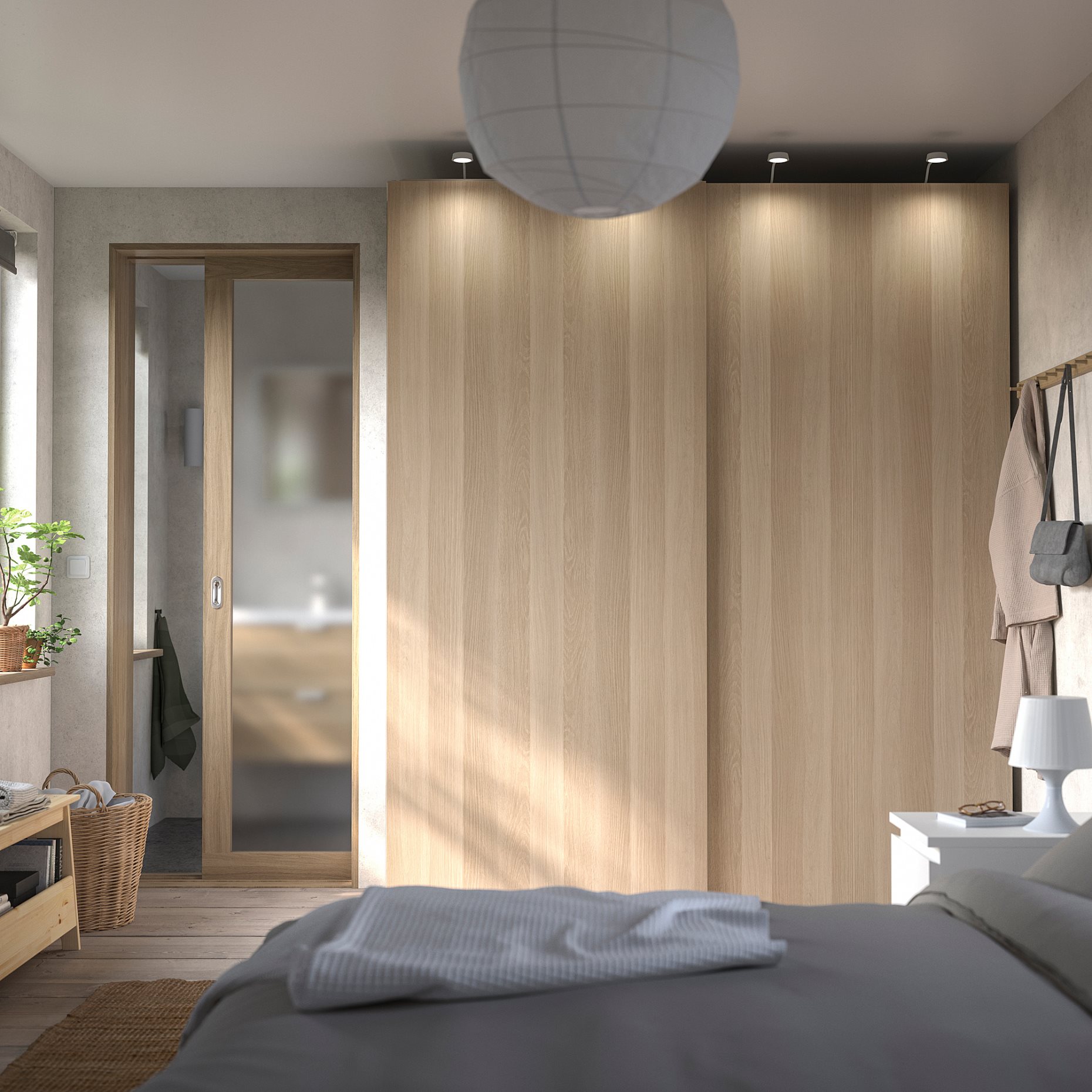 PAX/HASVIK, wardrobe combination, 200x66x236 cm, 395.031.61