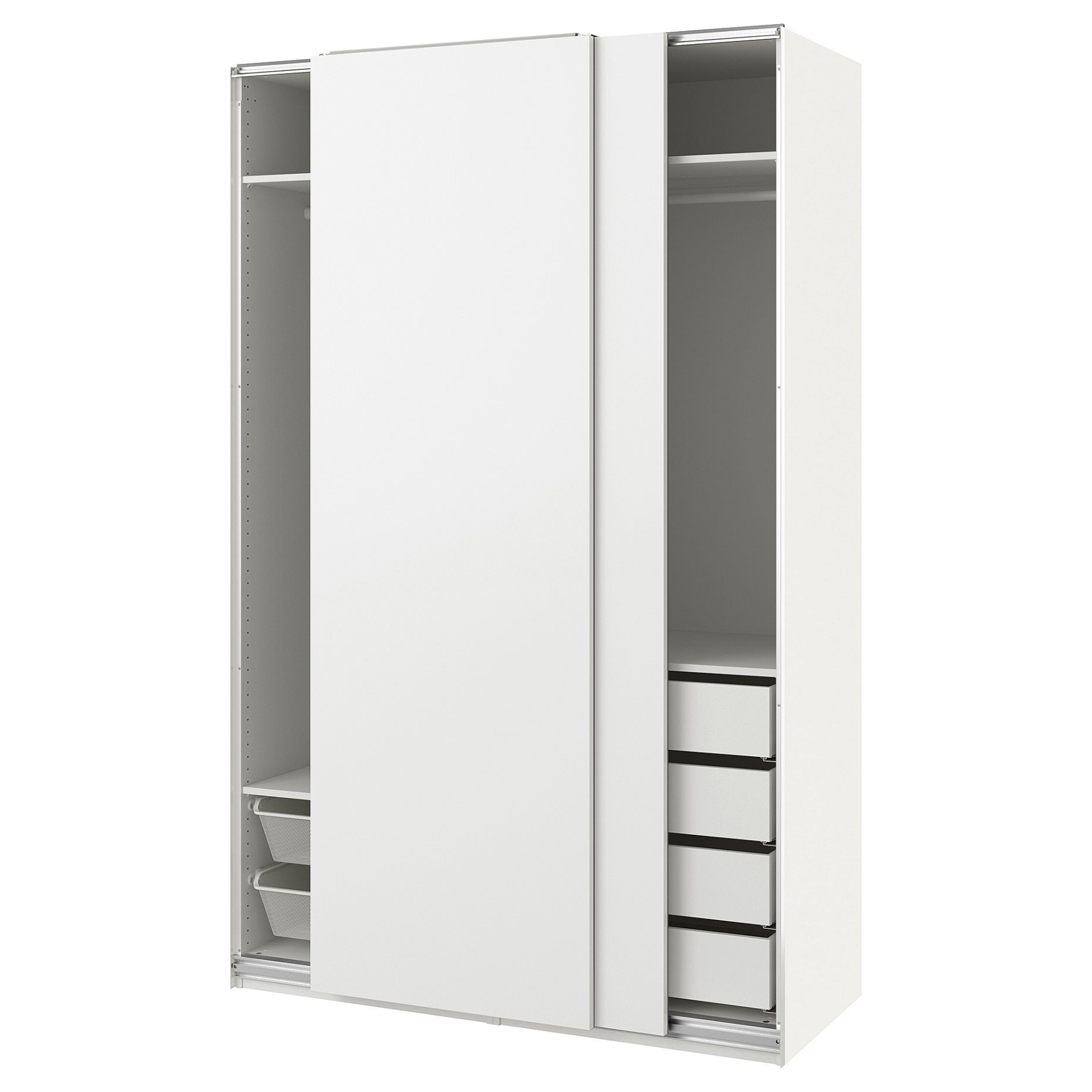 PAX/HASVIK, wardrobe combination, 150x66x236 cm, 395.156.11
