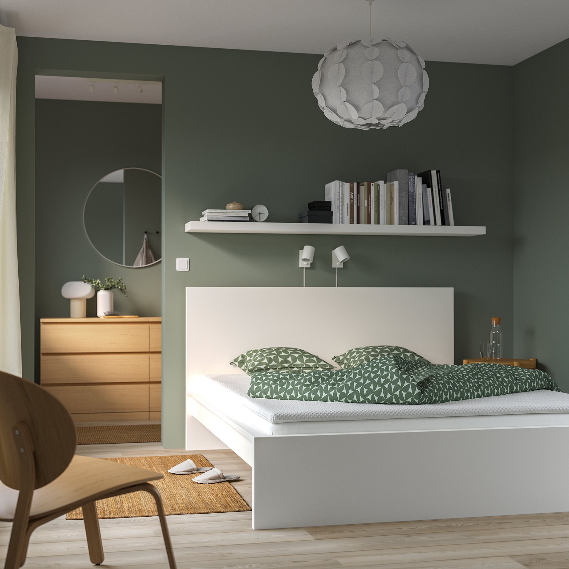 mattress firm and mattress pad, 180x200 cm, 395.722.96