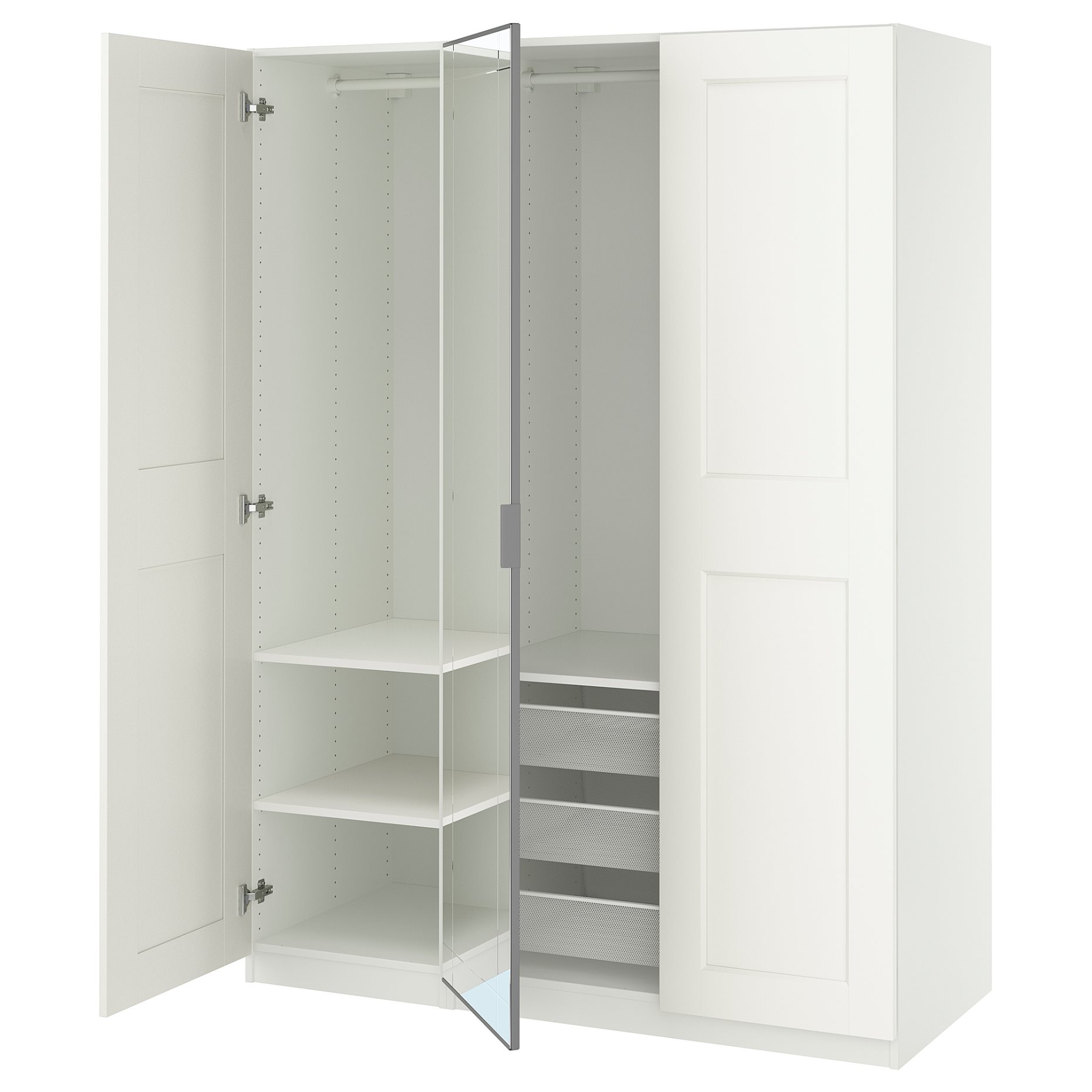 PAX/KAMMAR/GRIM, wardrobe combination, 150x60x201 cm, 395.725.31