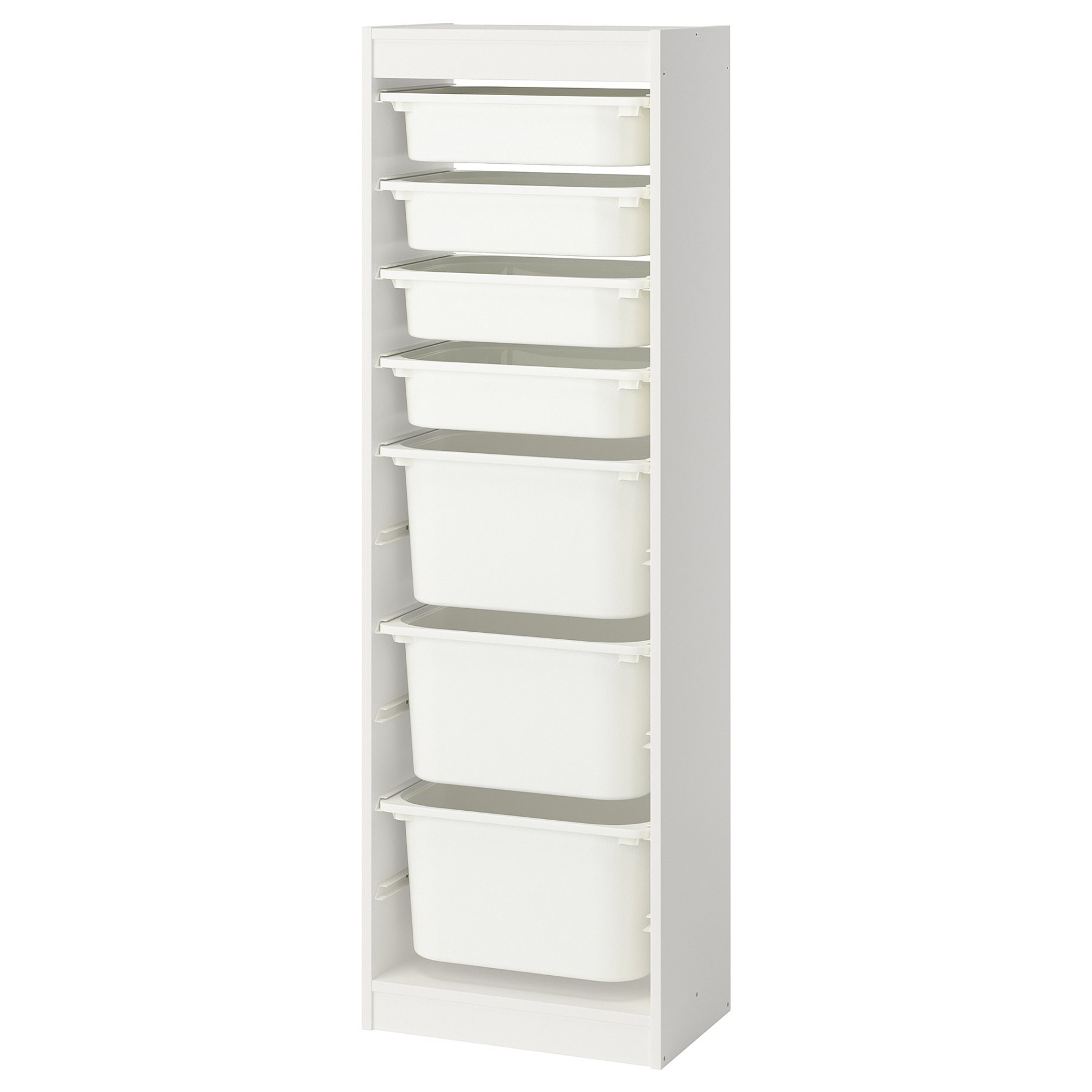 TROFAST, storage combination with boxes, 46x30x145 cm, 395.754.45