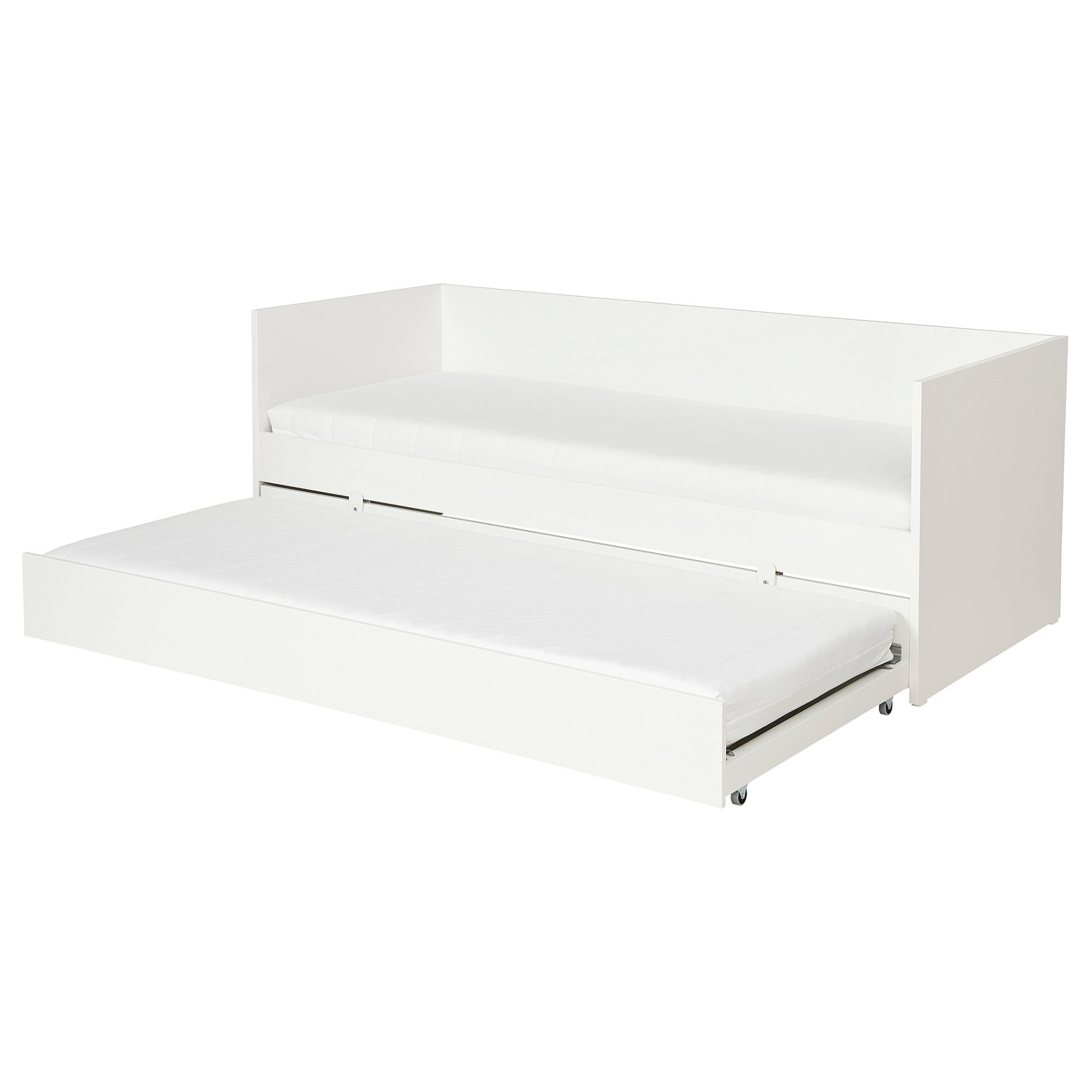 day-bed frame with trundle bed/2 mattresses, 80x200 cm, 395.806.30