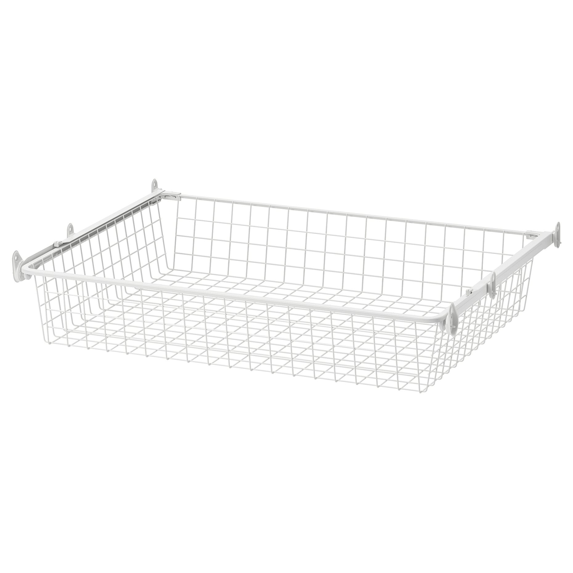 ALTARLIDEN, wire basket with pull-out rail, 80x62 cm, 396.039.62