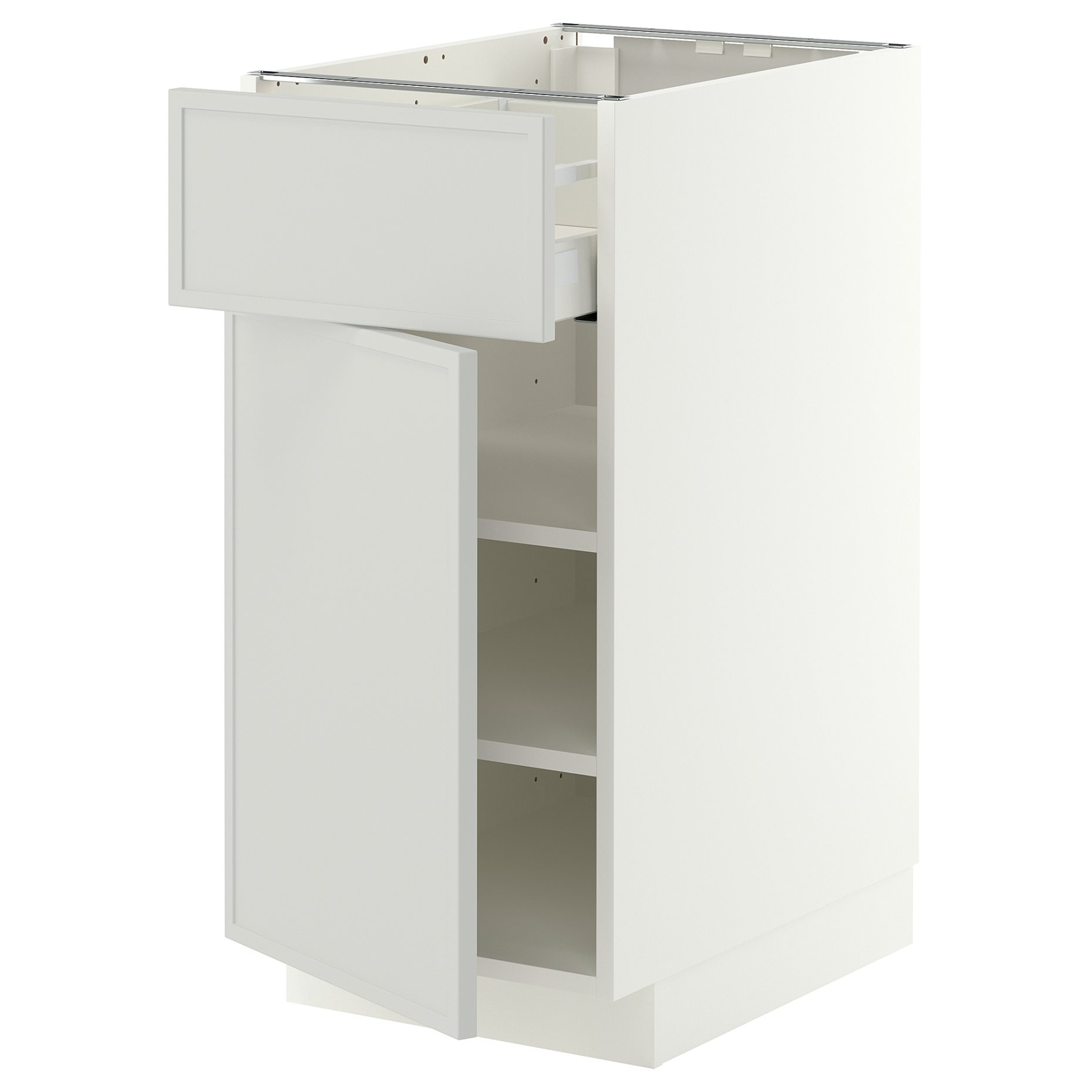 METOD, base cabinet with drawer/door, 40x60 cm, 396.059.61