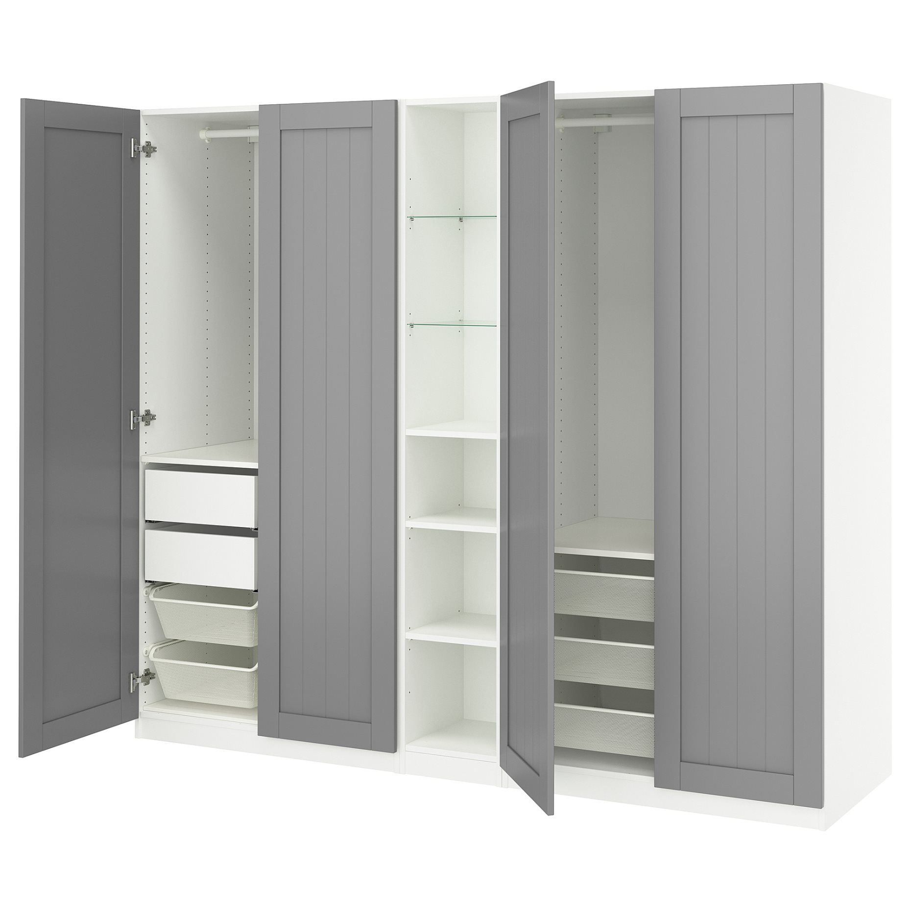 PAX/GULLABERG, wardrobe combination, 235x60x201 cm, 396.118.39