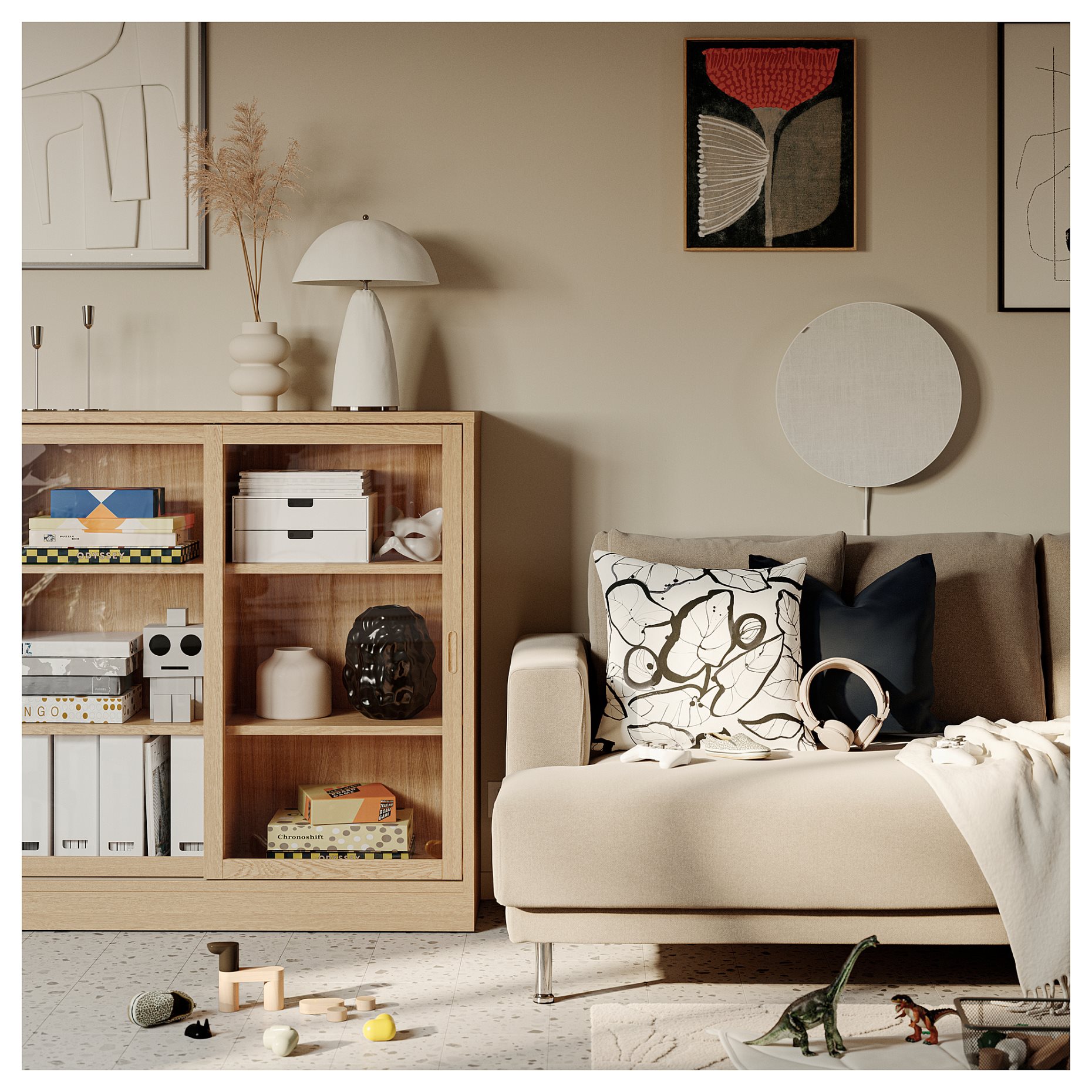 UPPÅKRA, 1.5-seat module with armrest left, 396.139.99