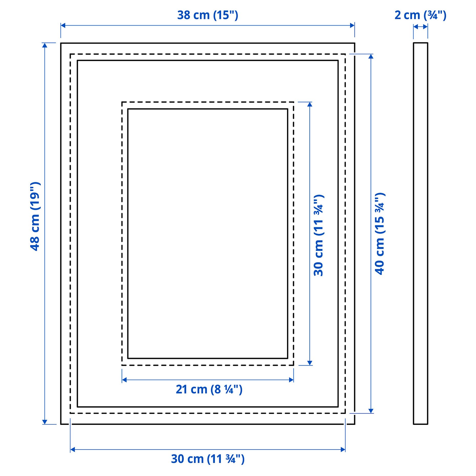 VIRSERUM, κορνίζα, 30x40 cm, 403.785.33