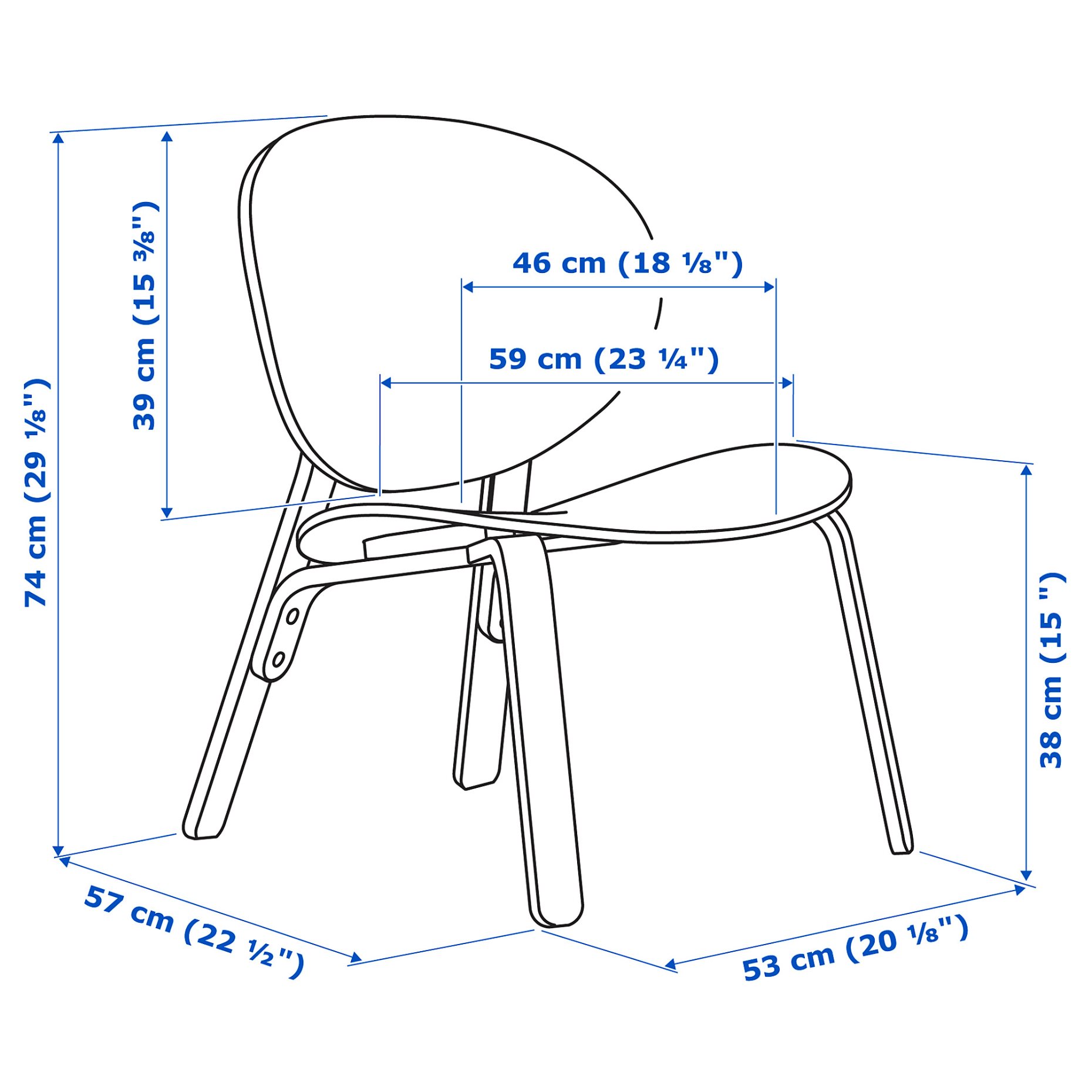 FRÖSET, easy chair, 404.235.59