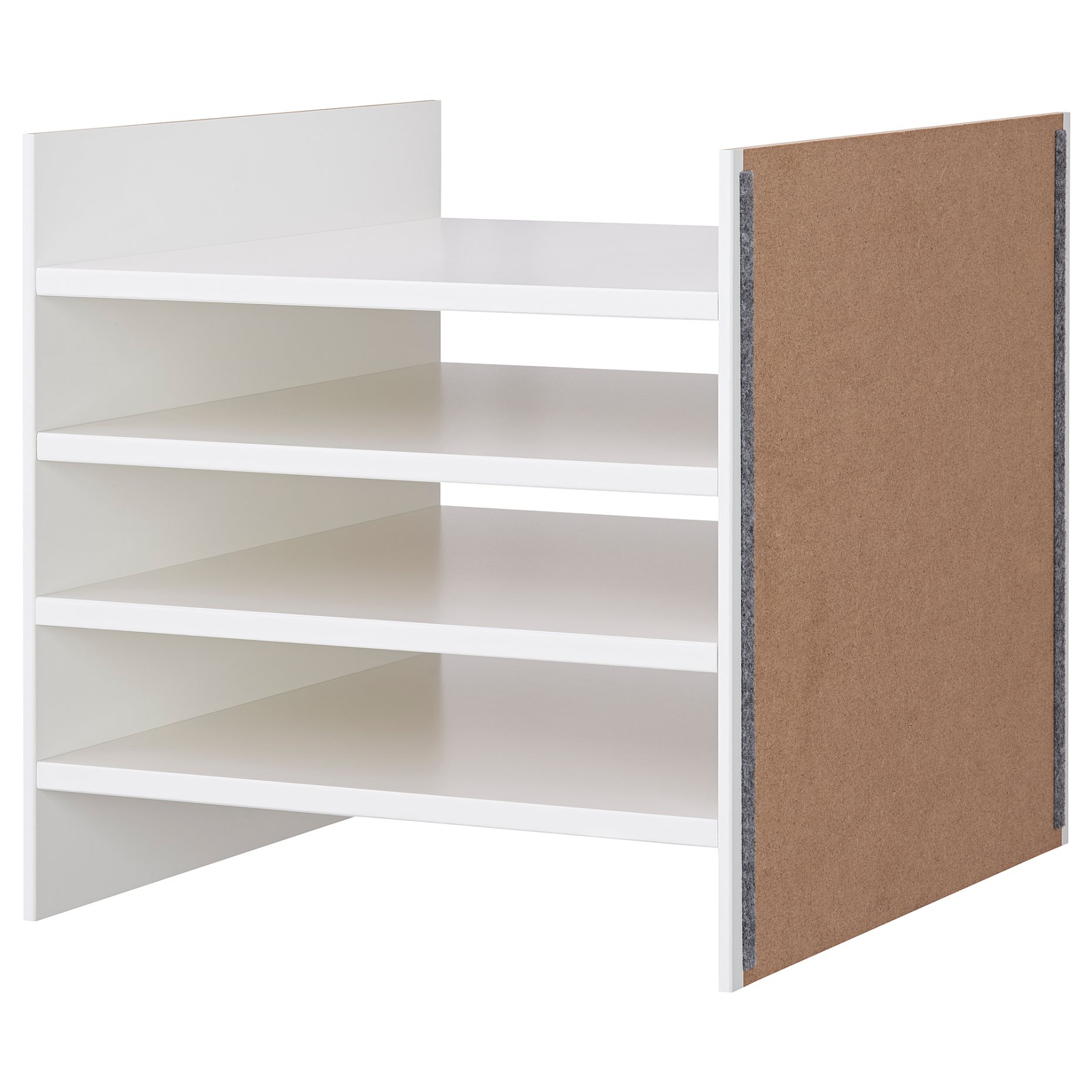 KALLAX, insert with 4 shelves, 33x33 cm, 404.237.19