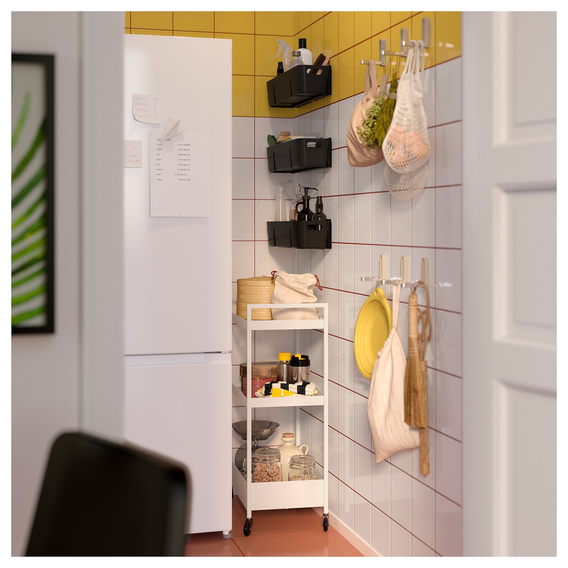 NISSAFORS, trolley, 50.5x30x83 cm, 404.657.33