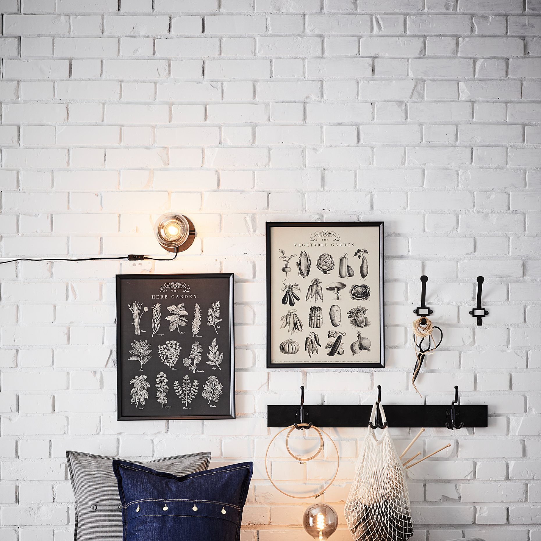 KNOPPÄNG, κορνίζα με πόστερ, 2 τεμ. Κήπος, 404.657.71