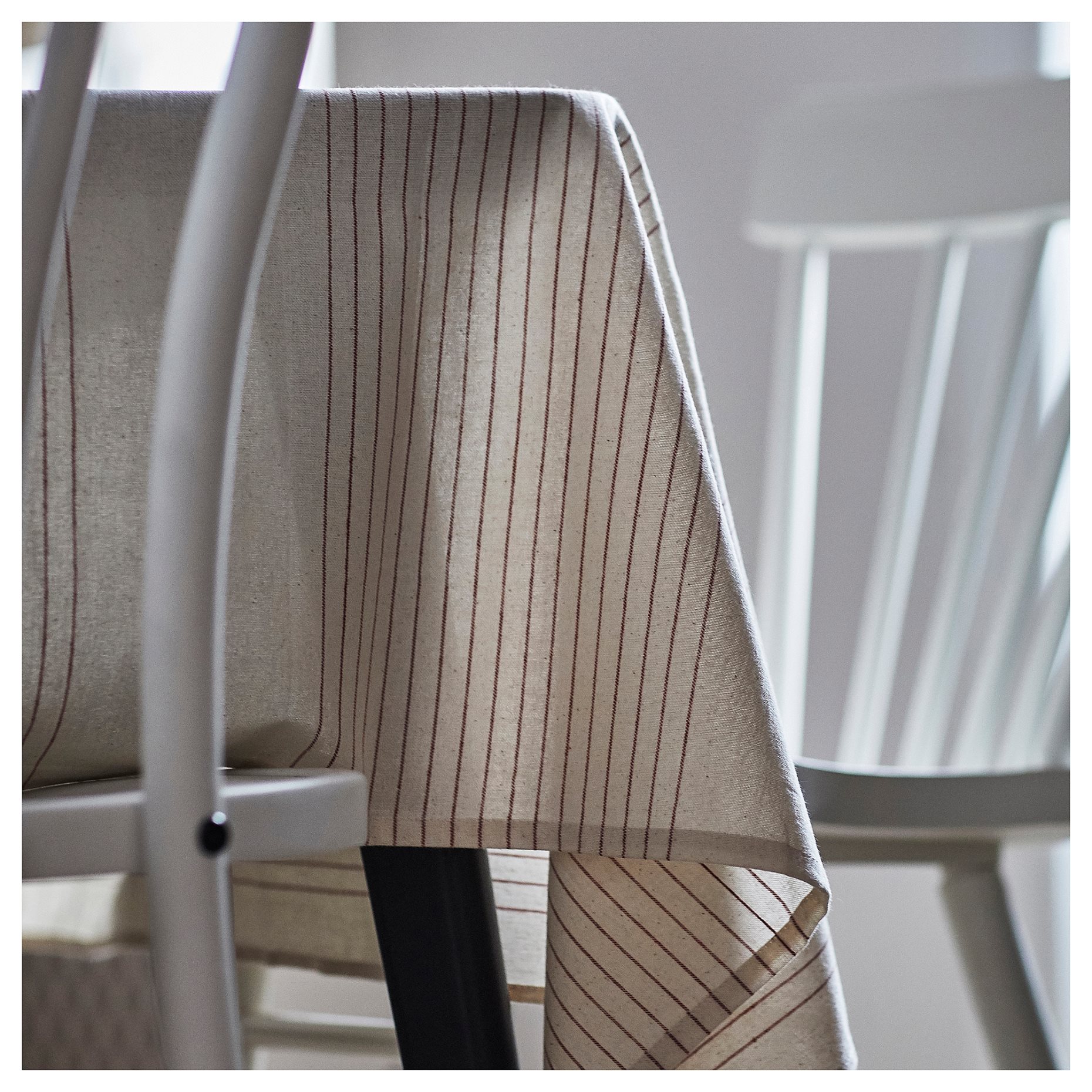 VIPPSTARR, tablecloth stripe pattern, 150x150 cm, 405.591.85